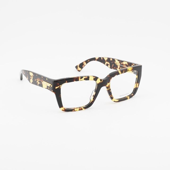 Bottega Veneta Bottega Veneta BV1153O 006 Eyeglasses Havana 51mm Square Size ONE SIZE - 5 Thumbnail