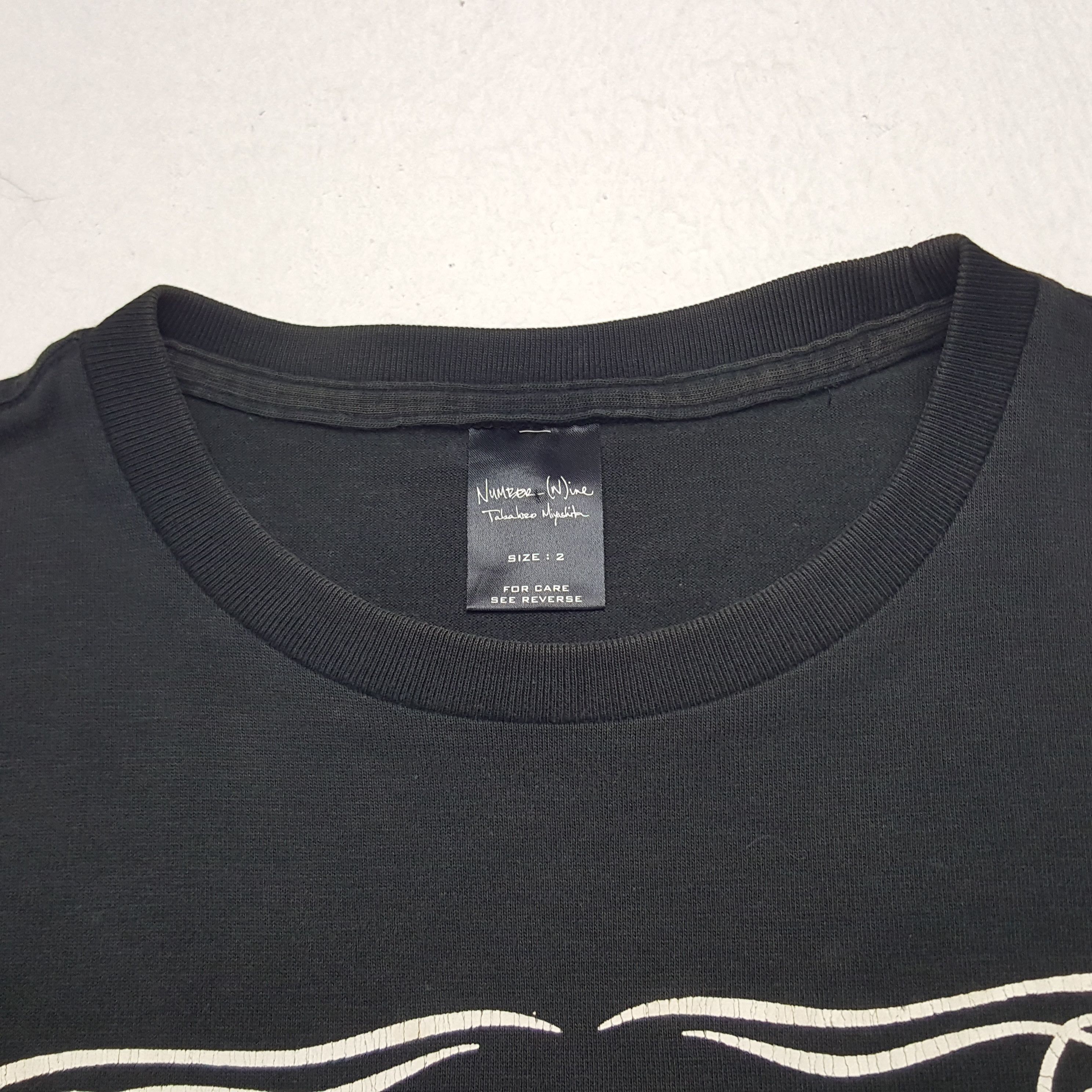 Number (N)ine Vintage Number Nine Japanese Brand Tshirt Size US S / EU 44-46 / 1 - 4 Thumbnail
