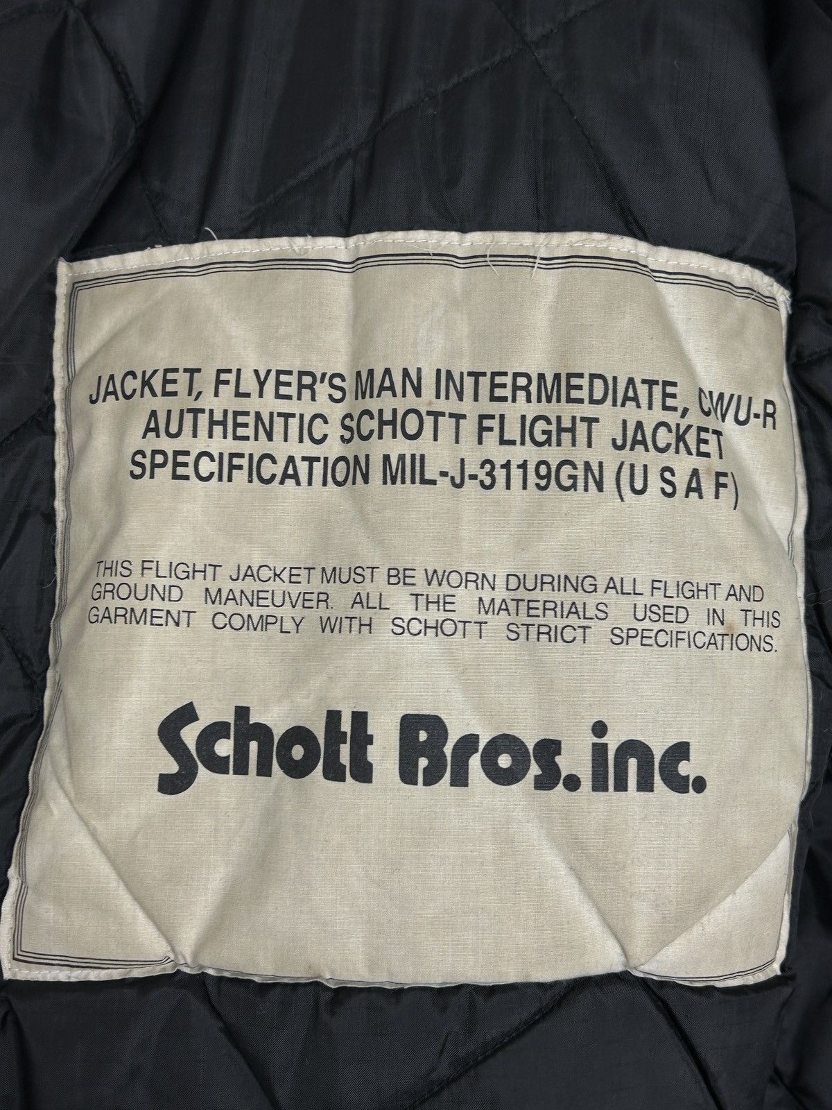 Schott 90s Vintage Schott CWU-R Intermediate Flight Jacket Bomber Size US L / EU 52-54 / 3 - 11 Thumbnail