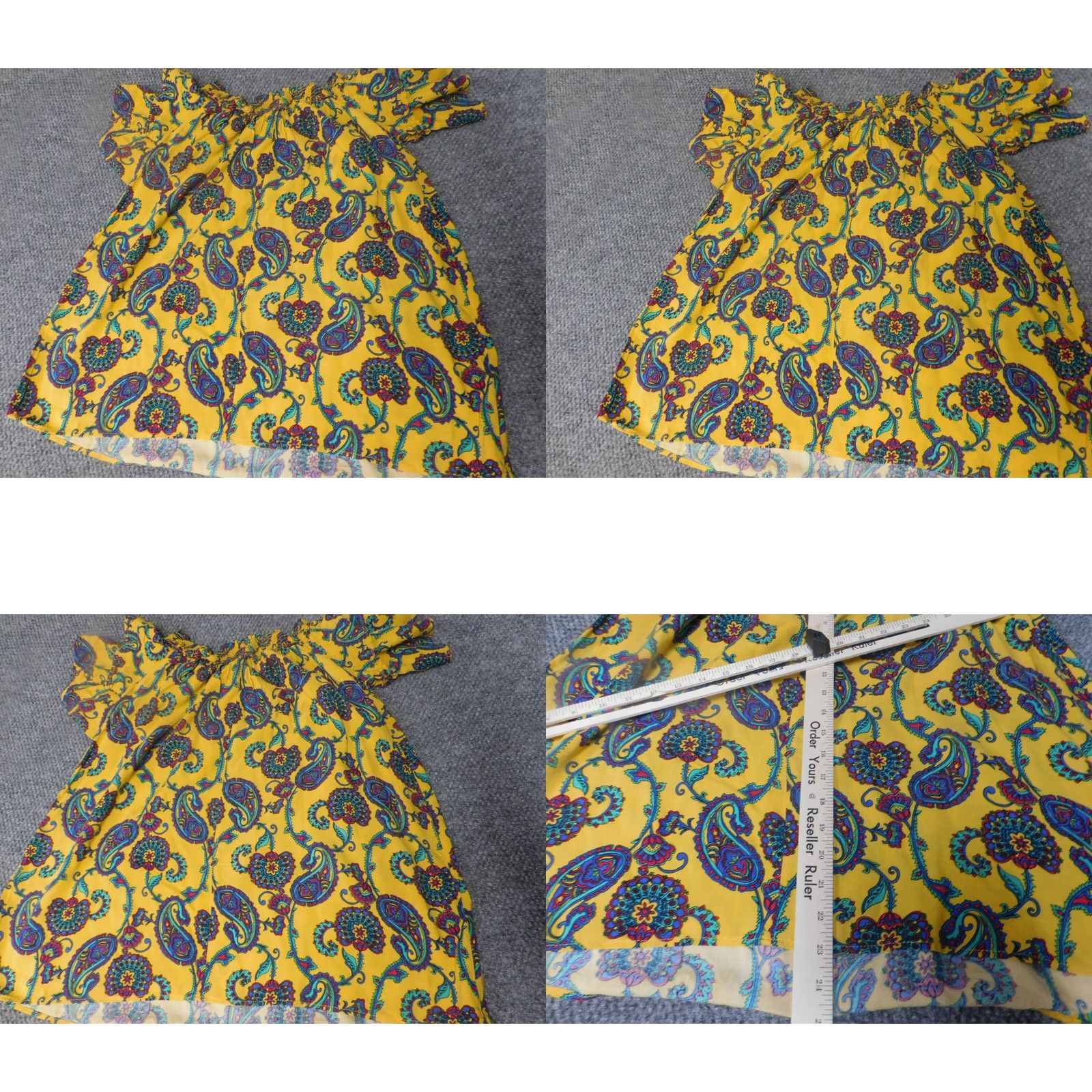 Vintage Toxik3 Blouse Shirts Womens Small Yellow Floral Pullover Stretch Short Sleeve Collared Rayon Regular Button Casual Vintage: No? Size S / US 4 / IT 40 - 8 Thumbnail