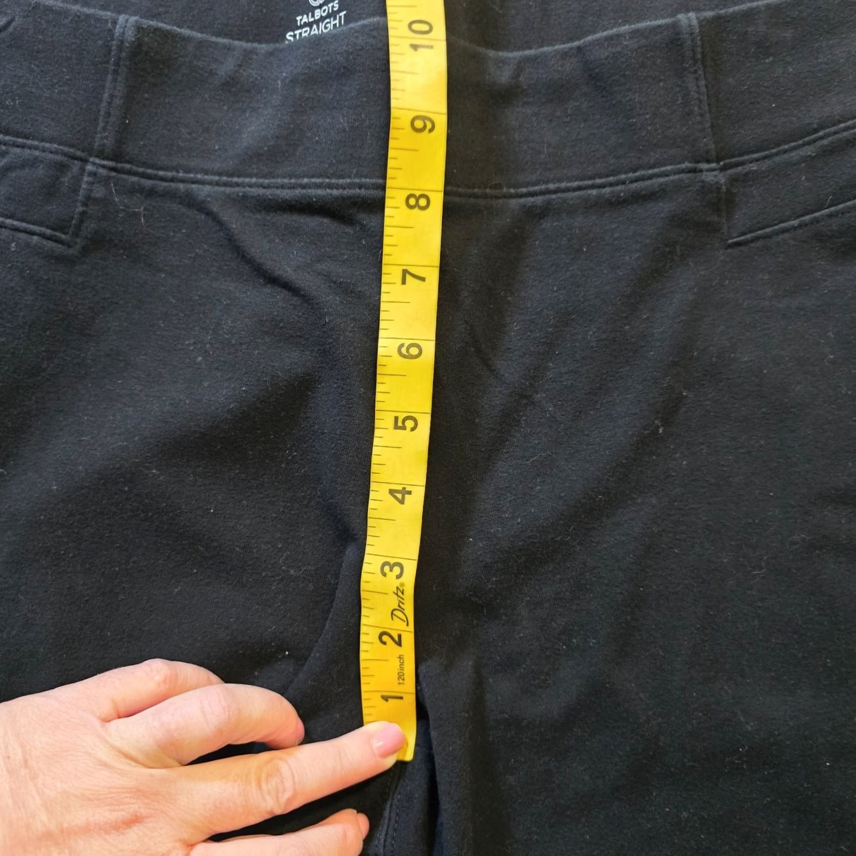 Talbots Talbots Pants Womens Size Medium Petite Black Straight Pockets Capsule Casual Size 32" / US 10 / IT 46 - 5 Thumbnail
