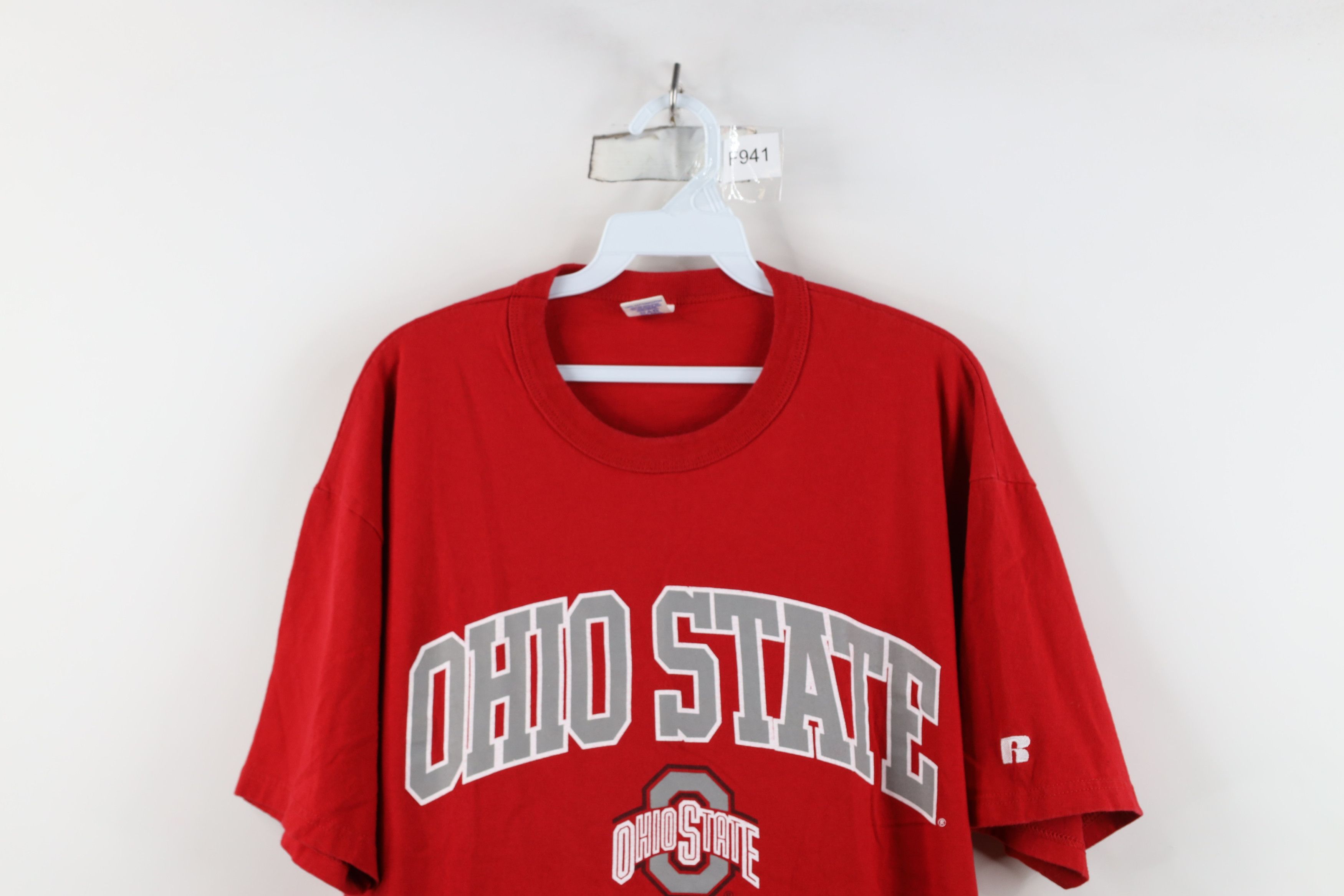 Russell Athletic Vintage 90s Russell Athletic Ohio State University T-Shirt Size US L / EU 52-54 / 3 - 2 Thumbnail