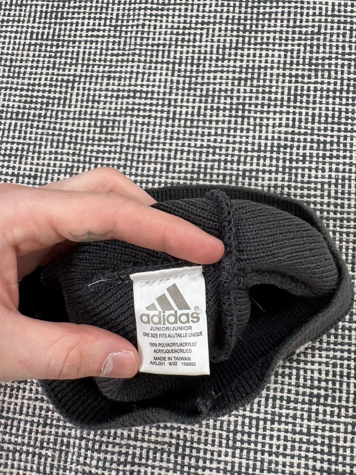 Adidas 90s adidas beanie hat three stripes blokecore y2k vintage Size ONE SIZE - 4 Thumbnail