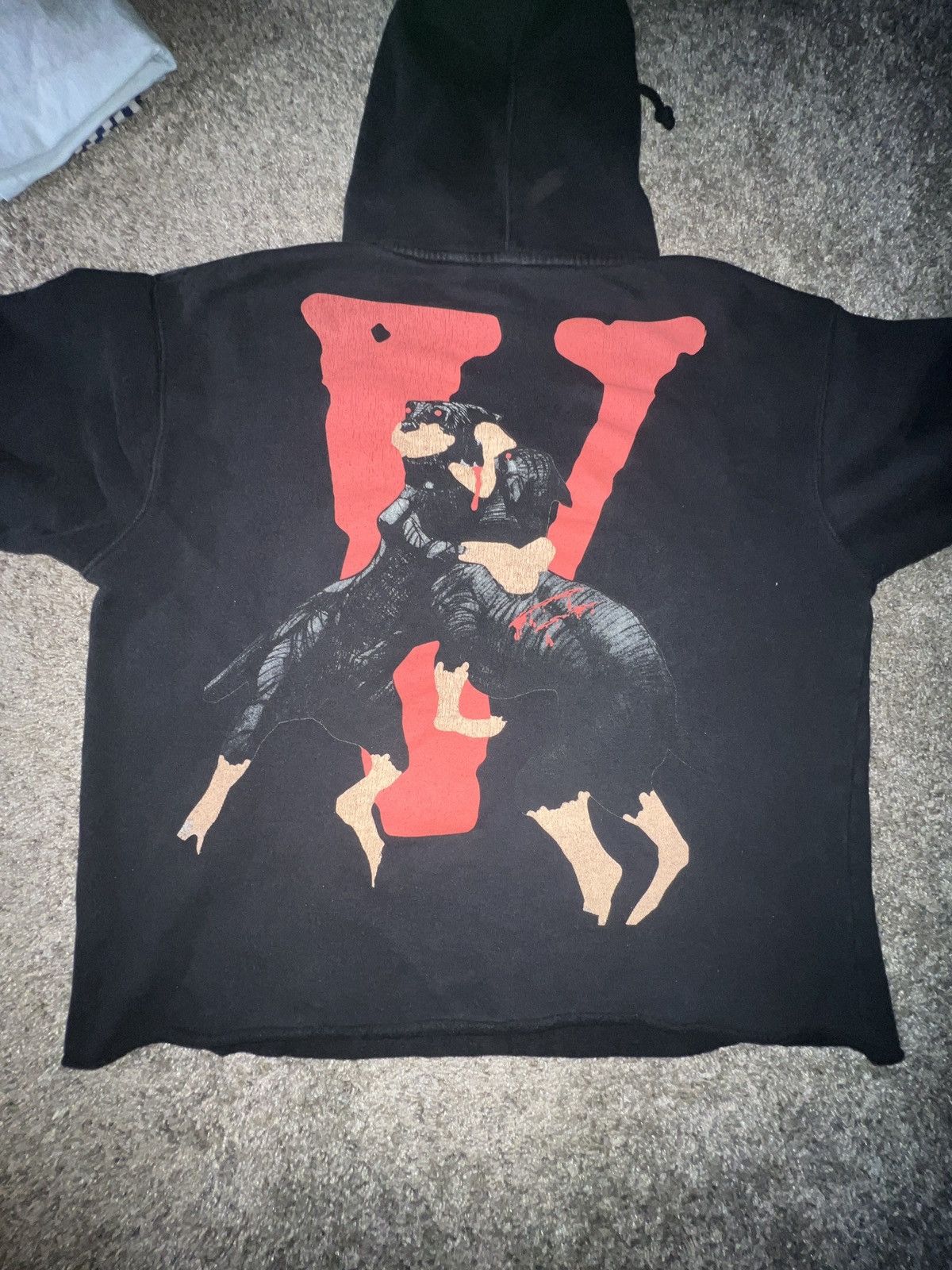 City Morgue × Vlone VLONE CITY MORGUE HOODIE Size US L / EU 52-54 / 3 - 4 Thumbnail