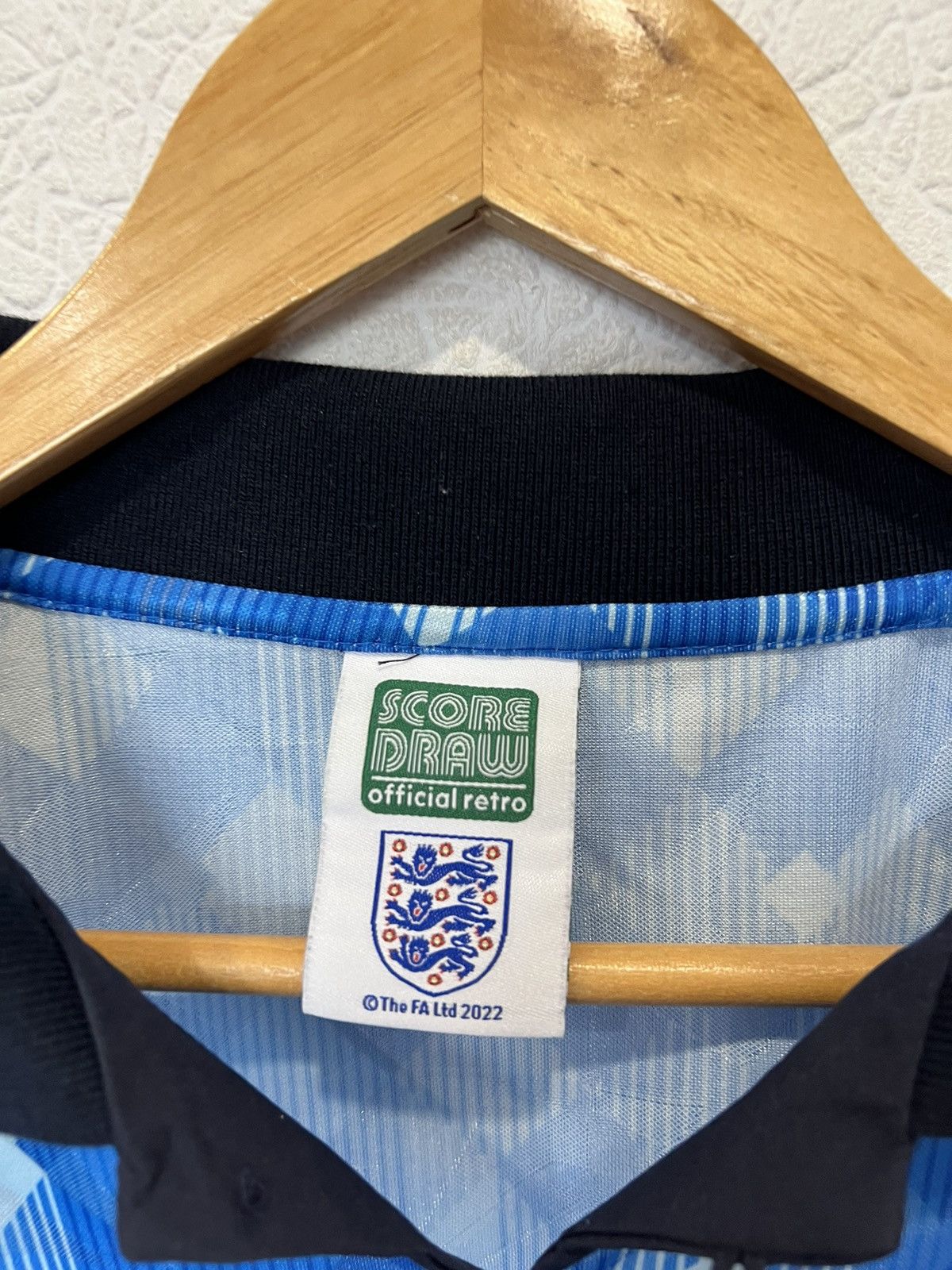 Vintage Vintage England 1991 Home Kit Soccer Jersey Size US L / EU 52-54 / 3 - 3 Thumbnail