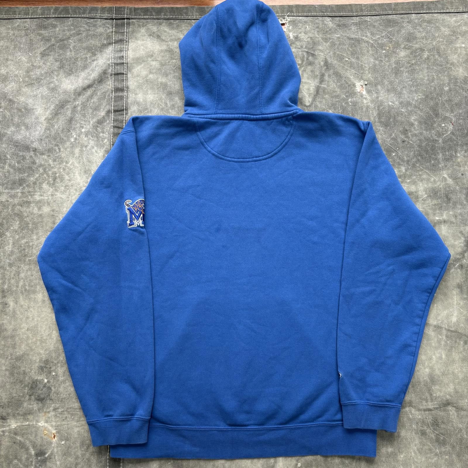 Pro Player Vintage Y2K University Of Memphis Tigers Embroidered Hoodie Size US M / EU 48-50 / 2 - 5 Thumbnail
