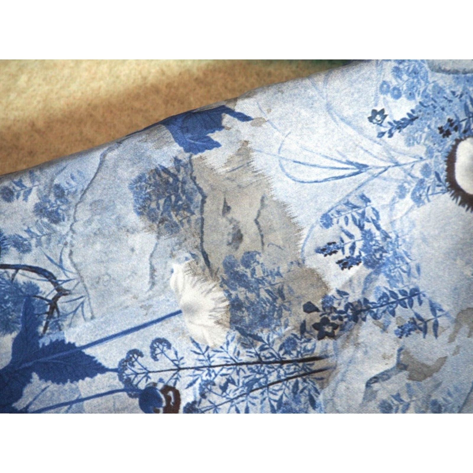 Vintage VINTAGE Ross Sutherland Hawaiian Mountain Print Poly Button Loop Shirt Mens L Blue 60s Rockabilly Casual Hawaiian Decade 1960s Size US L / EU 52-54 / 3 - 8 Thumbnail