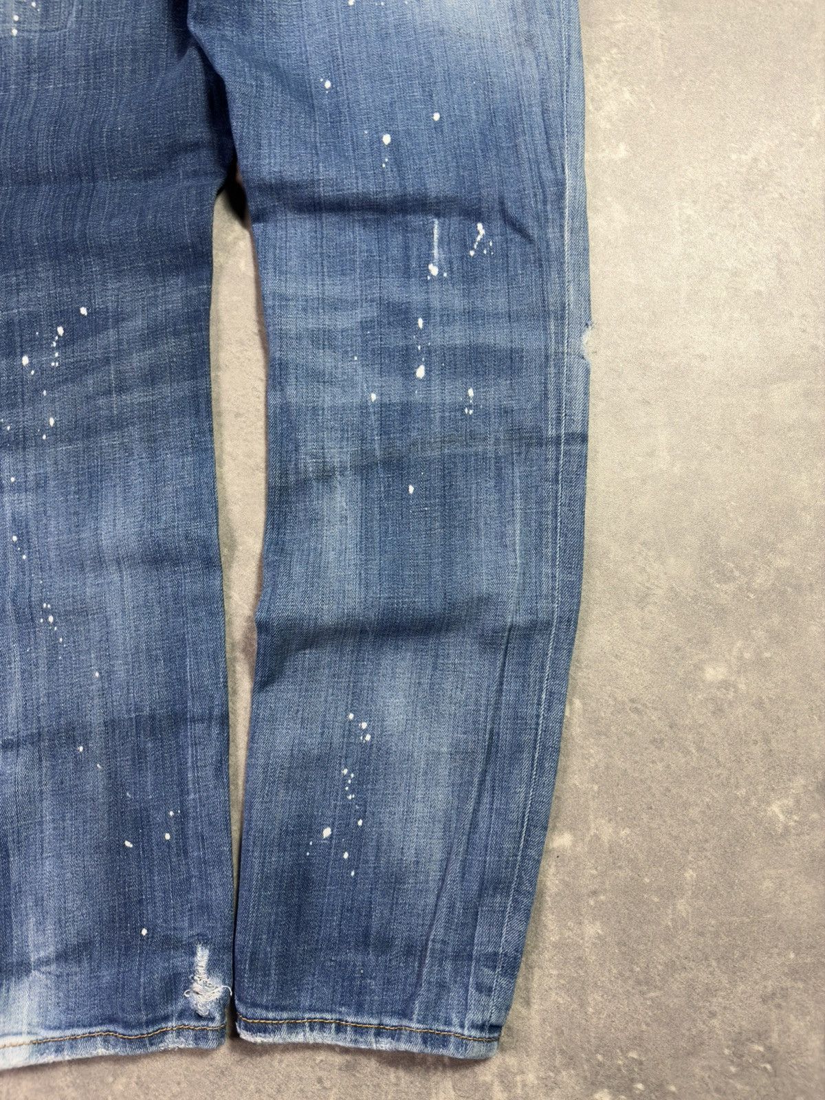 Dsquared2 Dsquared2 Paint Splattered Faded Distressed Denim Jeans 48 Size US 32 / EU 48 - 16 Thumbnail
