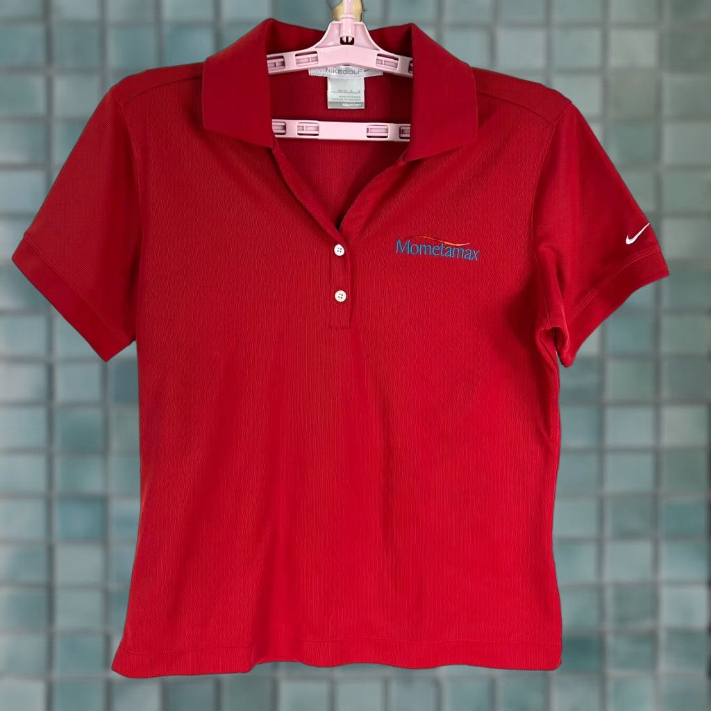 Nike Nike Polo Shirt Golf Fit Dry Womens Size M Red Mometamax Size M / US 6-8 / IT 42-44 - 1 Thumbnail