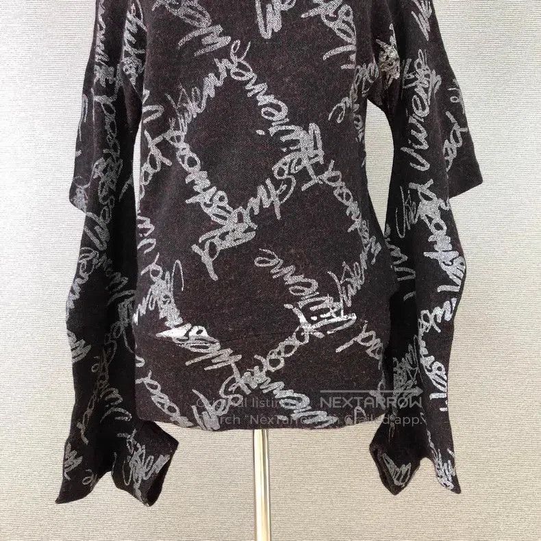 Vivienne Westwood Vivienne Westwood Black witch slant angle letter graffiti Size M / US 6-8 / IT 42-44 - 4 Thumbnail