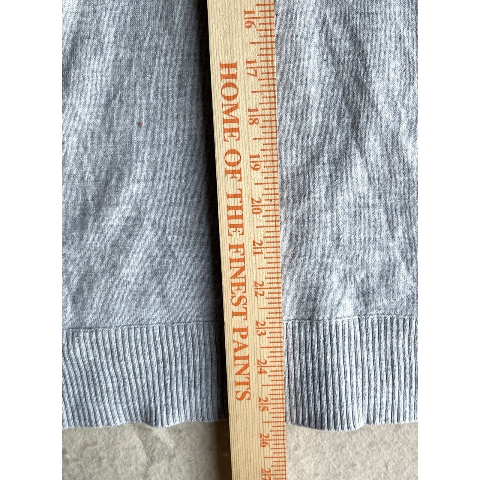 Abercrombie & Fitch Abercrombie & Fitch Women’s Cardigan Sweater Gray XXS Long Sleeve Button Closure Open Knit Lightweight Pockets Logo Regular Size XXS / US 00 / IT 34 - 4 Thumbnail