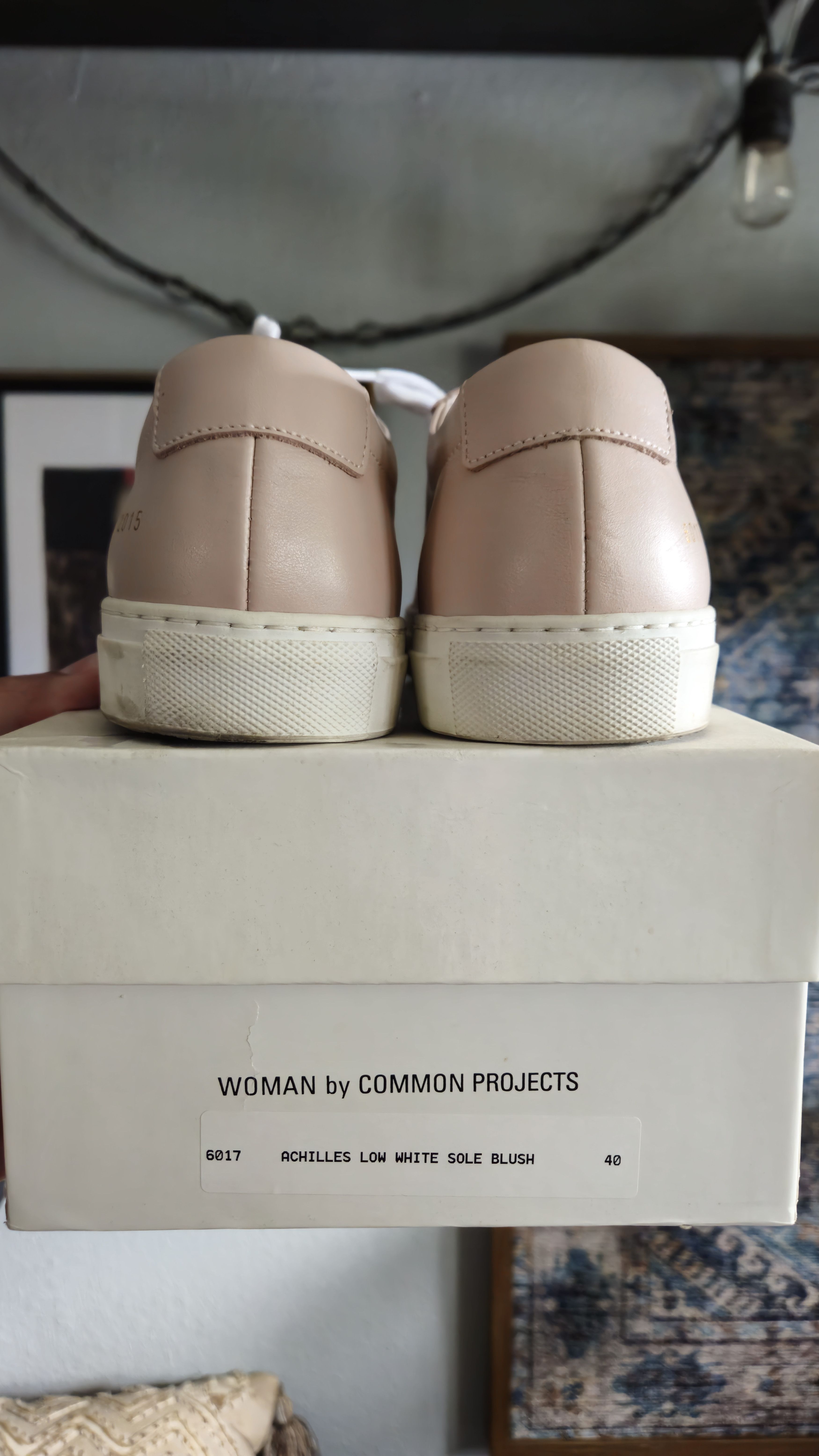 Common Projects Common Projects Achilles Low Blush/White Size US 10 / IT 40 - 5 Thumbnail