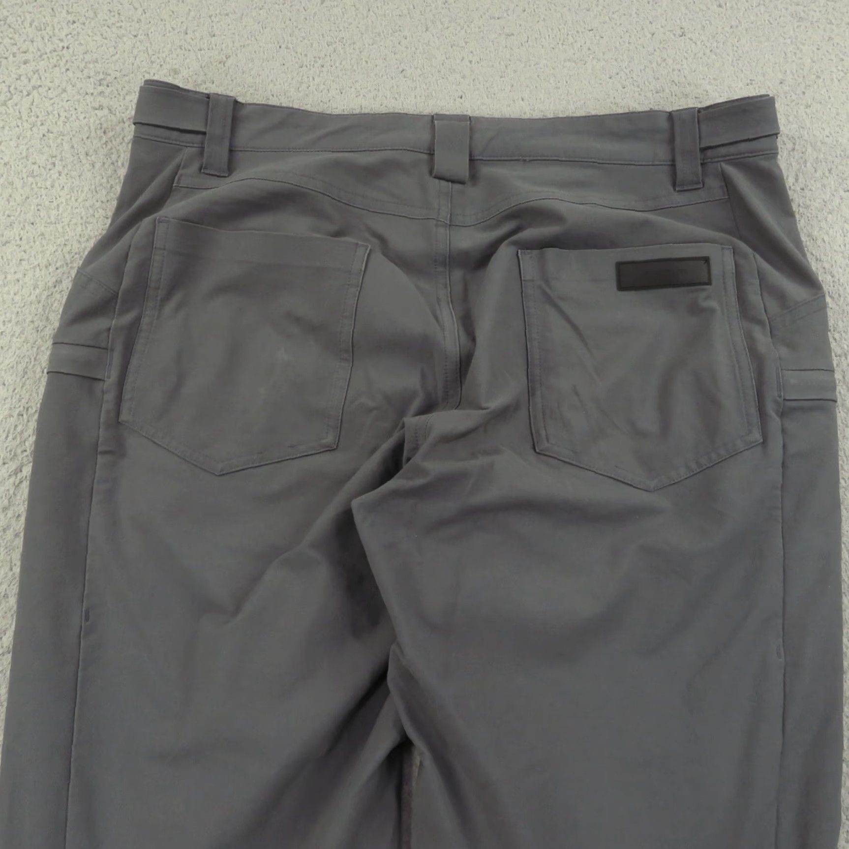 Ten Thousand Ten Thousand Pants Mens 34x30 Chino Straight Slim Fit Charcoal Grey Size US 34 / EU 50 - 3 Thumbnail
