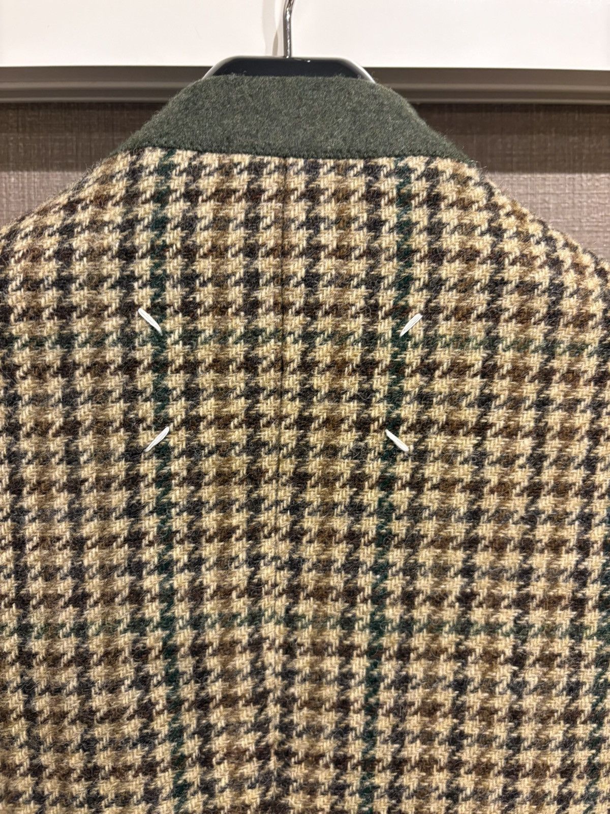 Maison Margiela Maison Margiela Houndstooth Rib Collar Jacket (SS23) Size US S / EU 44-46 / 1 - 4 Thumbnail