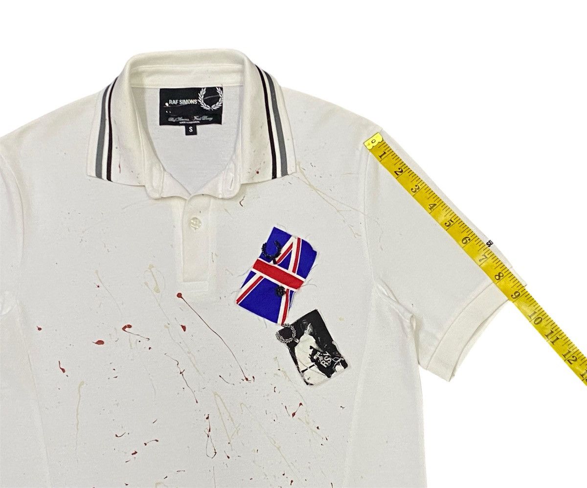 Fred Perry × Raf Simons Raf Simons x Fred Perry Anarchy Painted Polo Tee Size US S / EU 44-46 / 1 - 17 Thumbnail