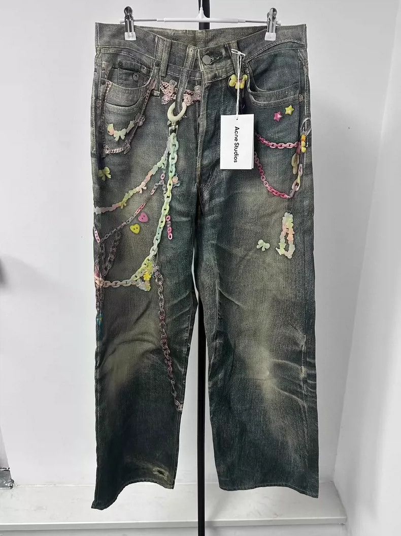 Acne Studios acne studios Candy chain loose jeans 2505-Nextarrow Size US 30 / EU 46 - 1 Thumbnail