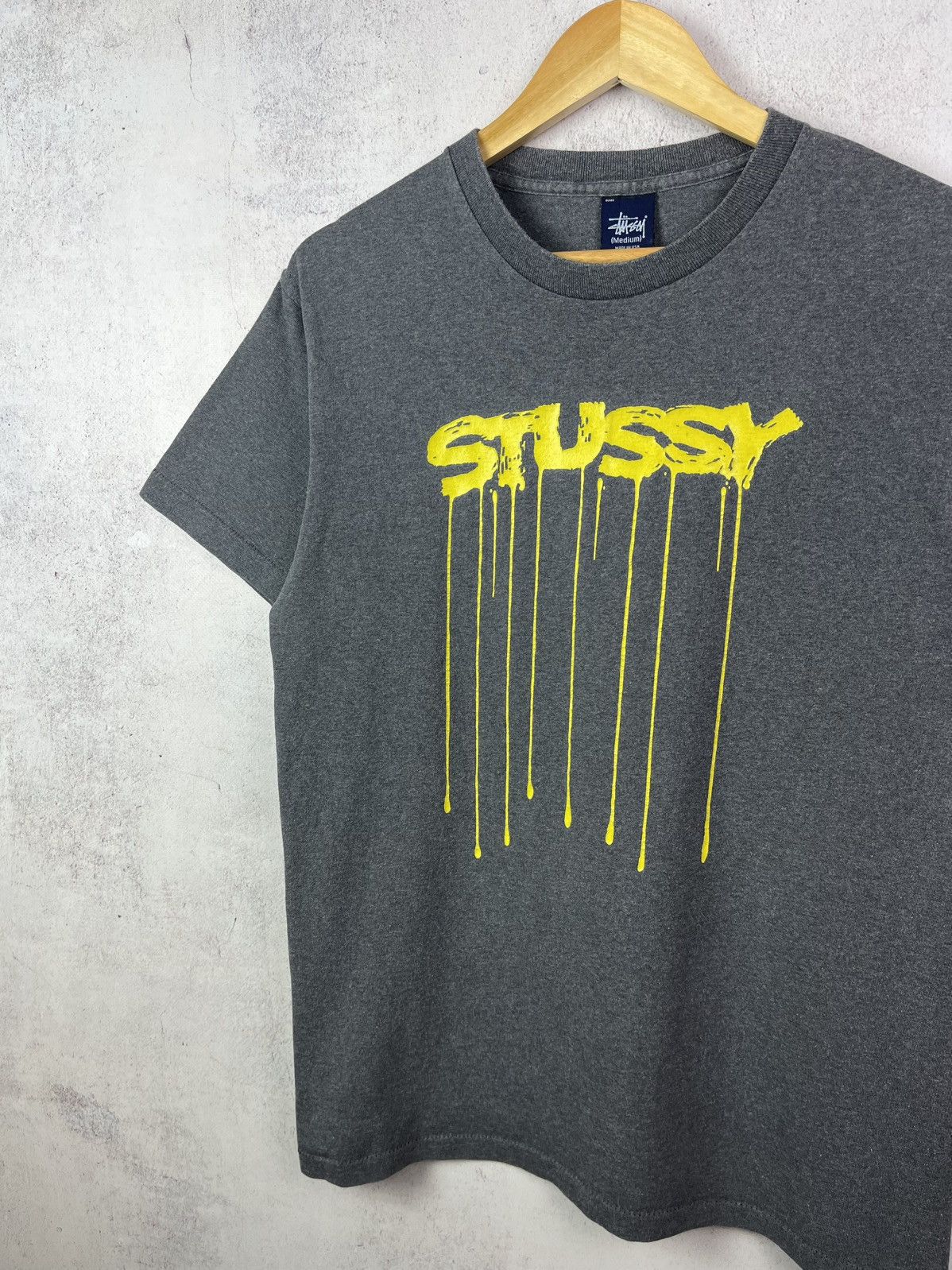 Stussy Vintage Stussy Made In USA Graffiti Logo T-Shirt Retro Y2K Size US M / EU 48-50 / 2 - 2 Thumbnail