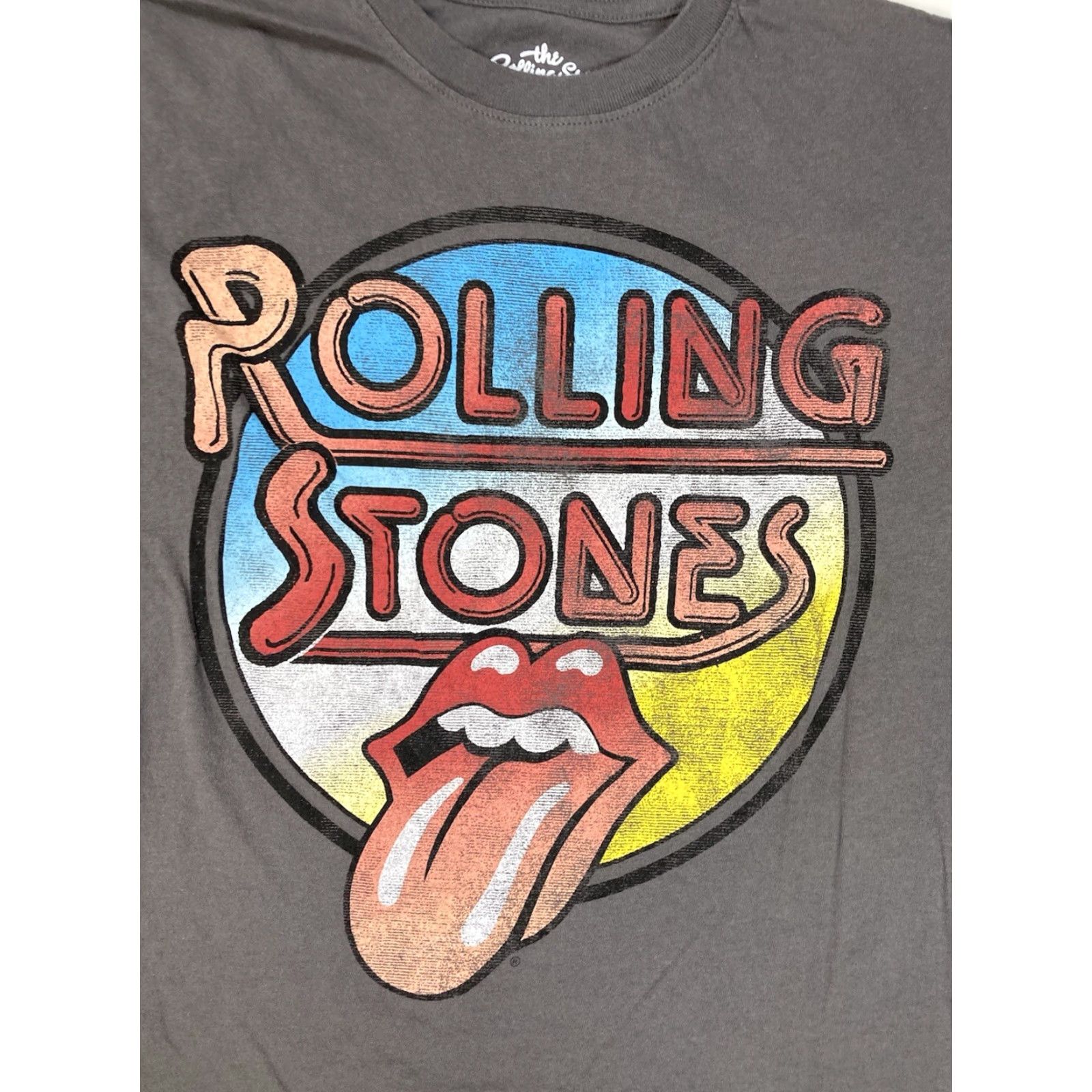 Vintage VINTAGE The Rolling Stones T-Shirt Women XS Gray Short Sleeve Music Size XS / US 0-2 / IT 36-38 - 2 Thumbnail