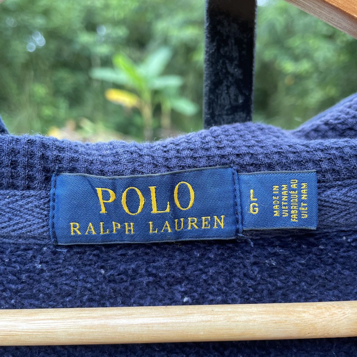 Polo Ralph Lauren 🔥Polo Ralph Lauren Full Zipper Distress Faded Sweater Hoodie Size US L / EU 52-54 / 3 - 15 Thumbnail