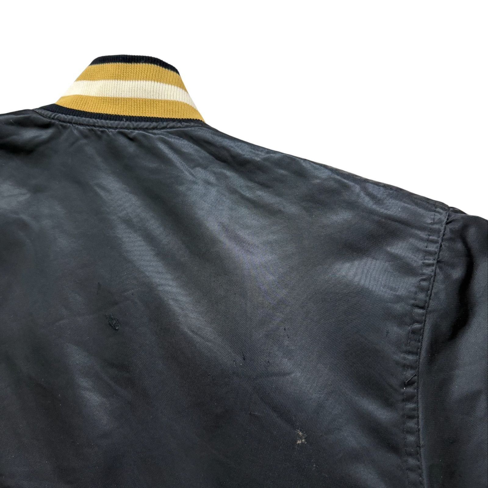 NFL VTG 90s NEW ORLEANS SAINTS SATIN JACKET BOMBER MADE IN USA Size US L / EU 52-54 / 3 - 13 Thumbnail