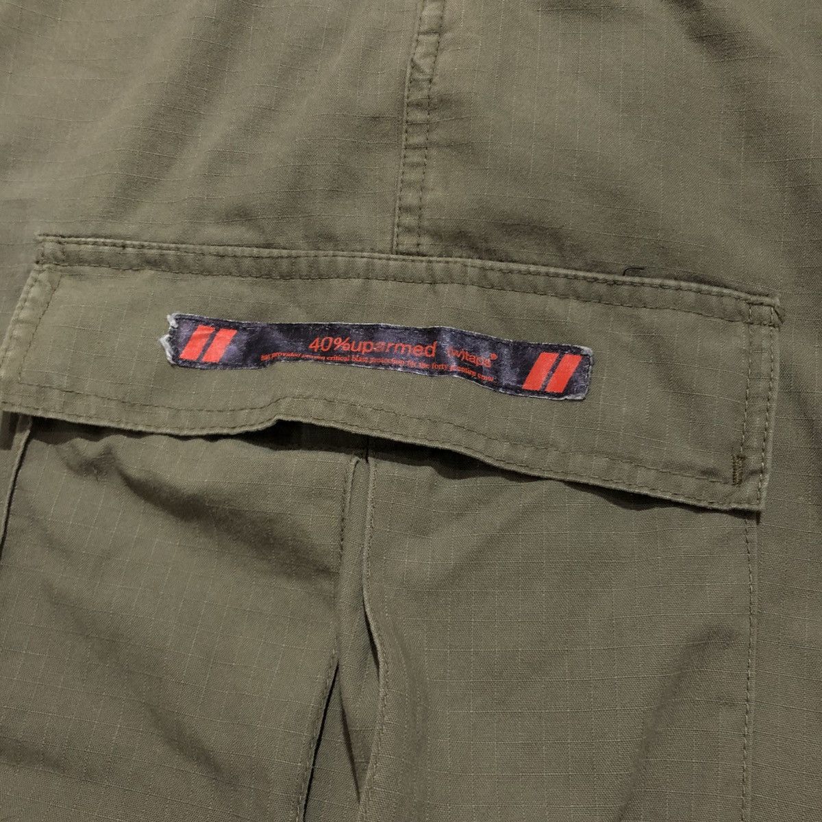 Wtaps 🇯🇵 2000s Wtaps Trousers Cotton Ripstop Cargo Pants Green Army Size US 34 / EU 50 - 14 Thumbnail