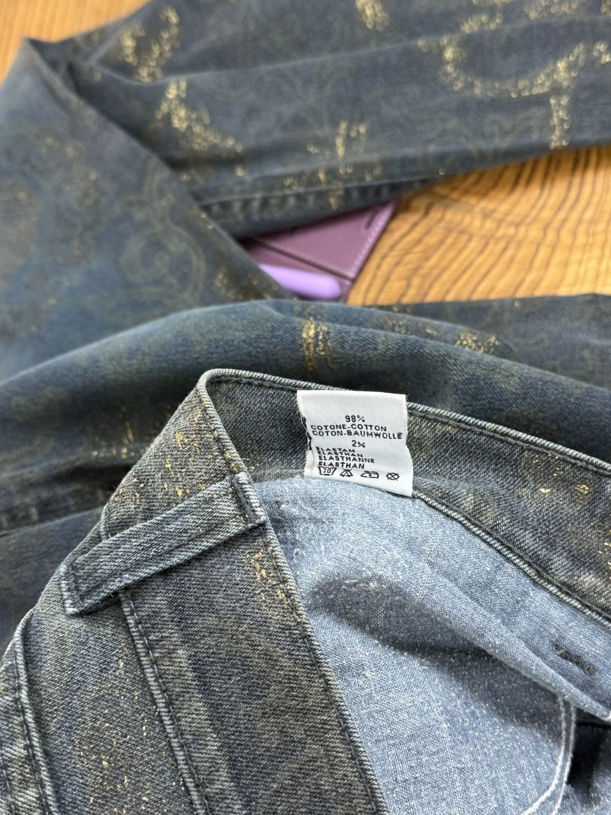 Roberto Cavalli Vintage Roberto Cavalli AW01/02 Man Collection Denim Jeans S Size US 30 / EU 46 - 9 Thumbnail