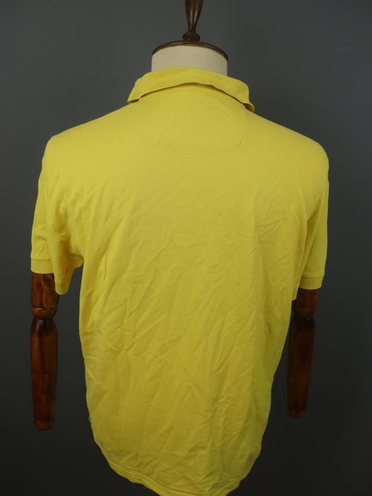 Faconnable Façonnable Yellow Cotton Collared Casual Polo Shirt Size XL Size US XL / EU 56 / 4 - 5 Thumbnail