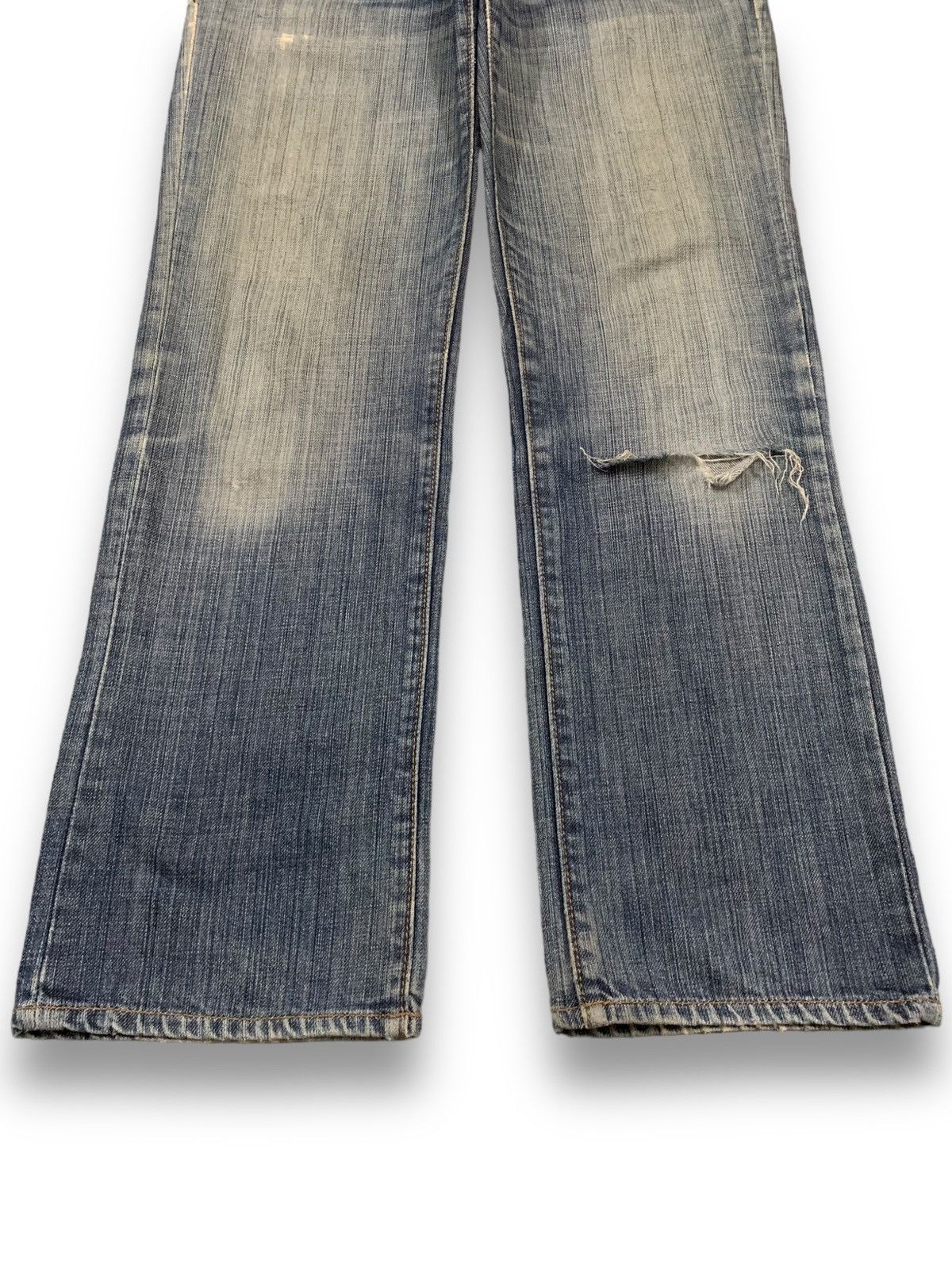 Gap × Yeezy Vintage Gap 1969 Faded Straight Leg Distressed Grunge Jeans Size US 32 / EU 48 - 8 Thumbnail