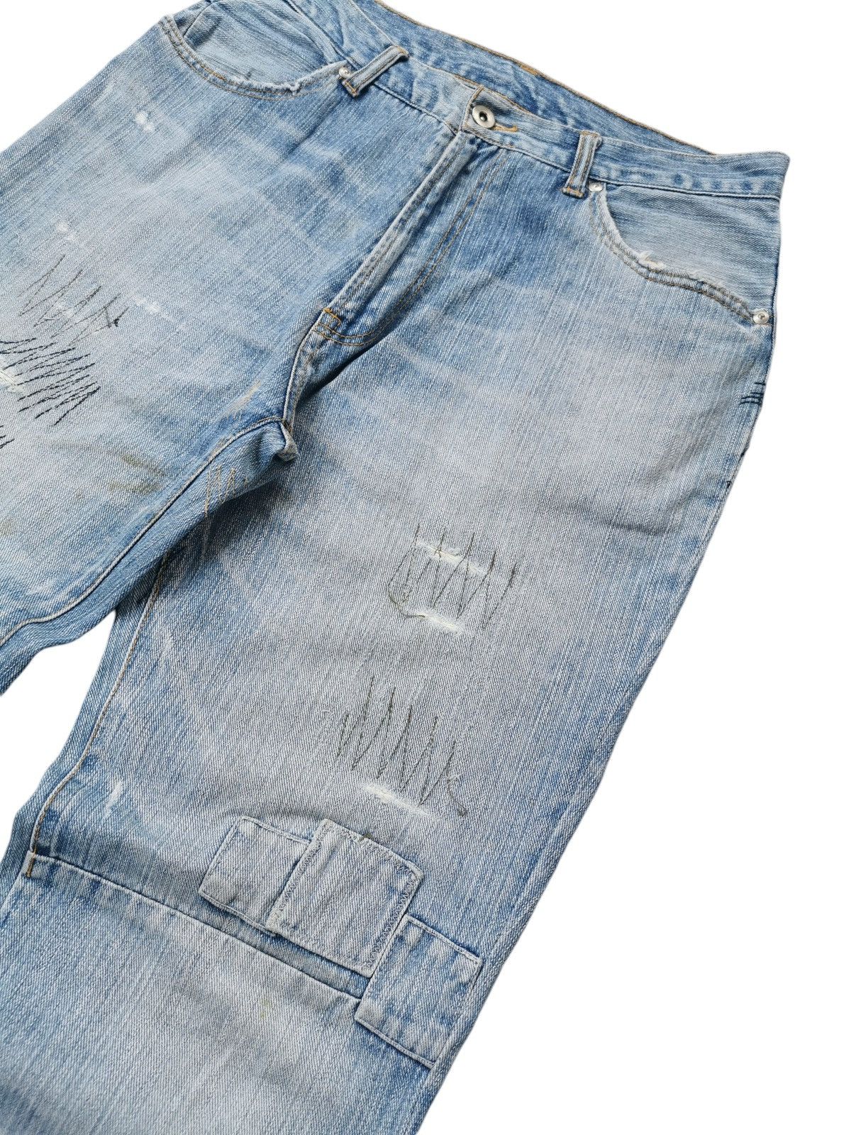 Kapital TTU Jeans Patchwork Looklike Kapital Size US 31 - 4 Thumbnail