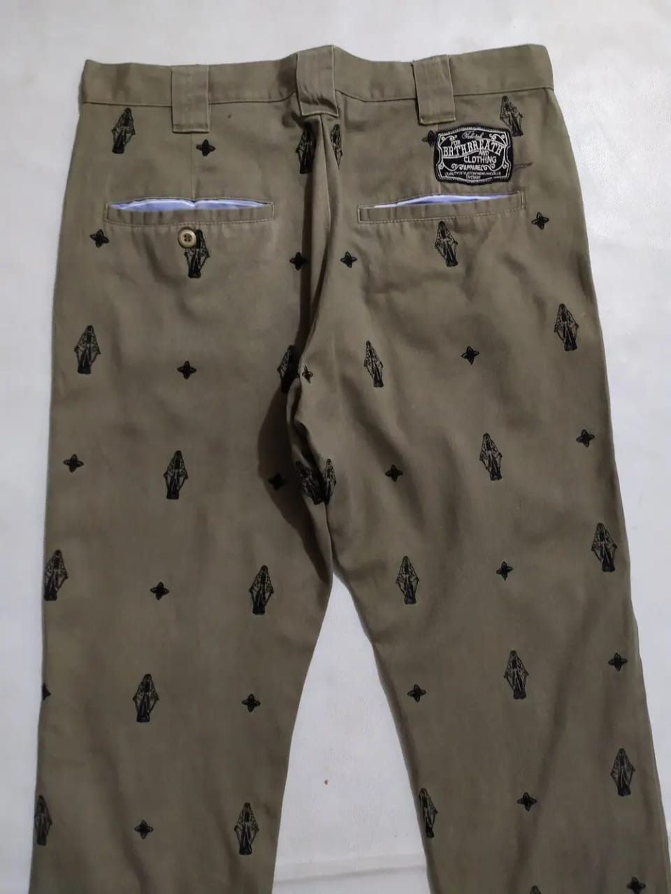 Japanese Brand BRTH BREATH EMBROIDERY MARIE PANTS Size US 31 - 7 Thumbnail