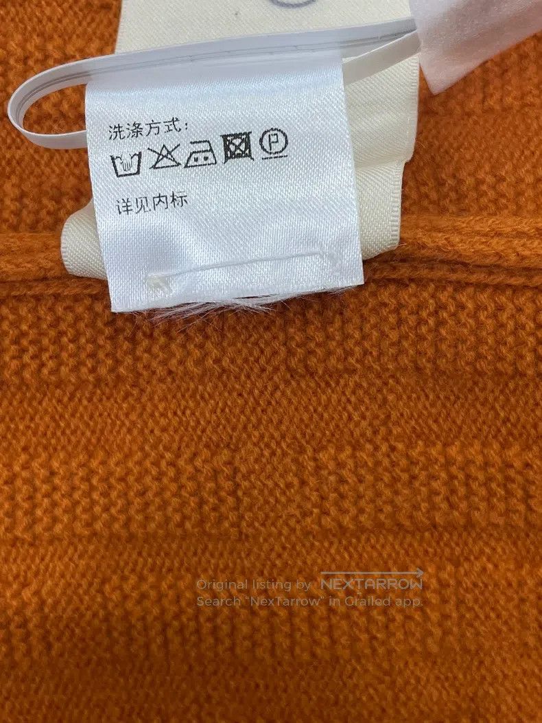 Hermes Hermes Orange H Printed Knit Short Sleeve Size XS / US 0-2 / IT 36-38 - 6 Thumbnail