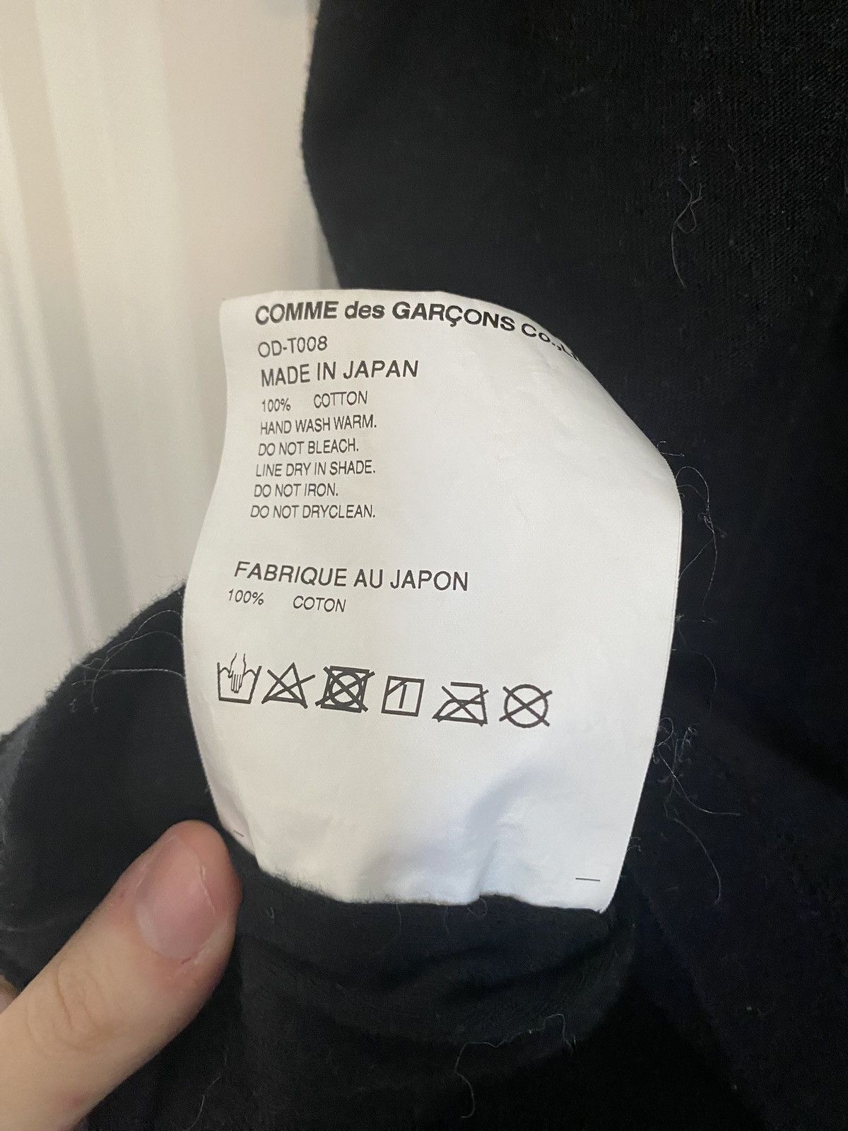 Comme des Garcons × Comme des Garcons Black × Comme des Garcons SHIRT Comme Des Garçons Black Pure Logo T Shirt Size US S / EU 44-46 / 1 - 4 Thumbnail