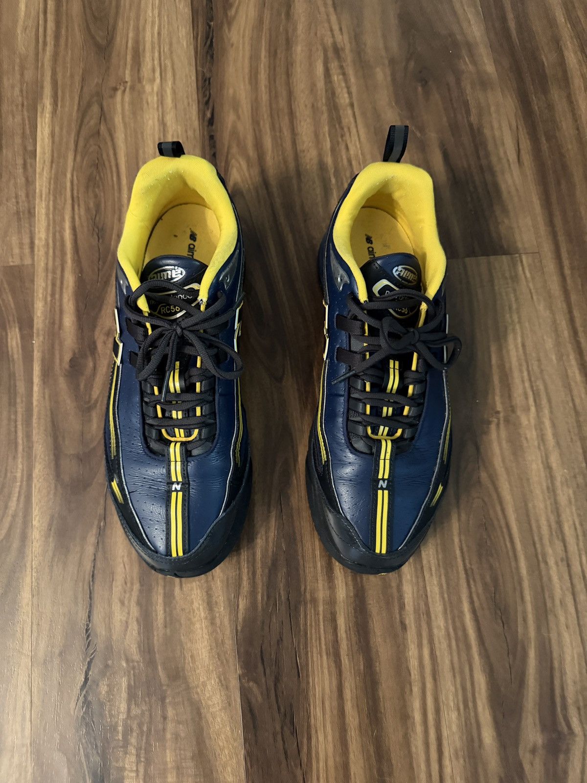Aime Leon Dore × New Balance New Balance X Aime Loen Dore RC56 Navy Yellow Size US 11.5 / EU 44-45 - 4 Thumbnail