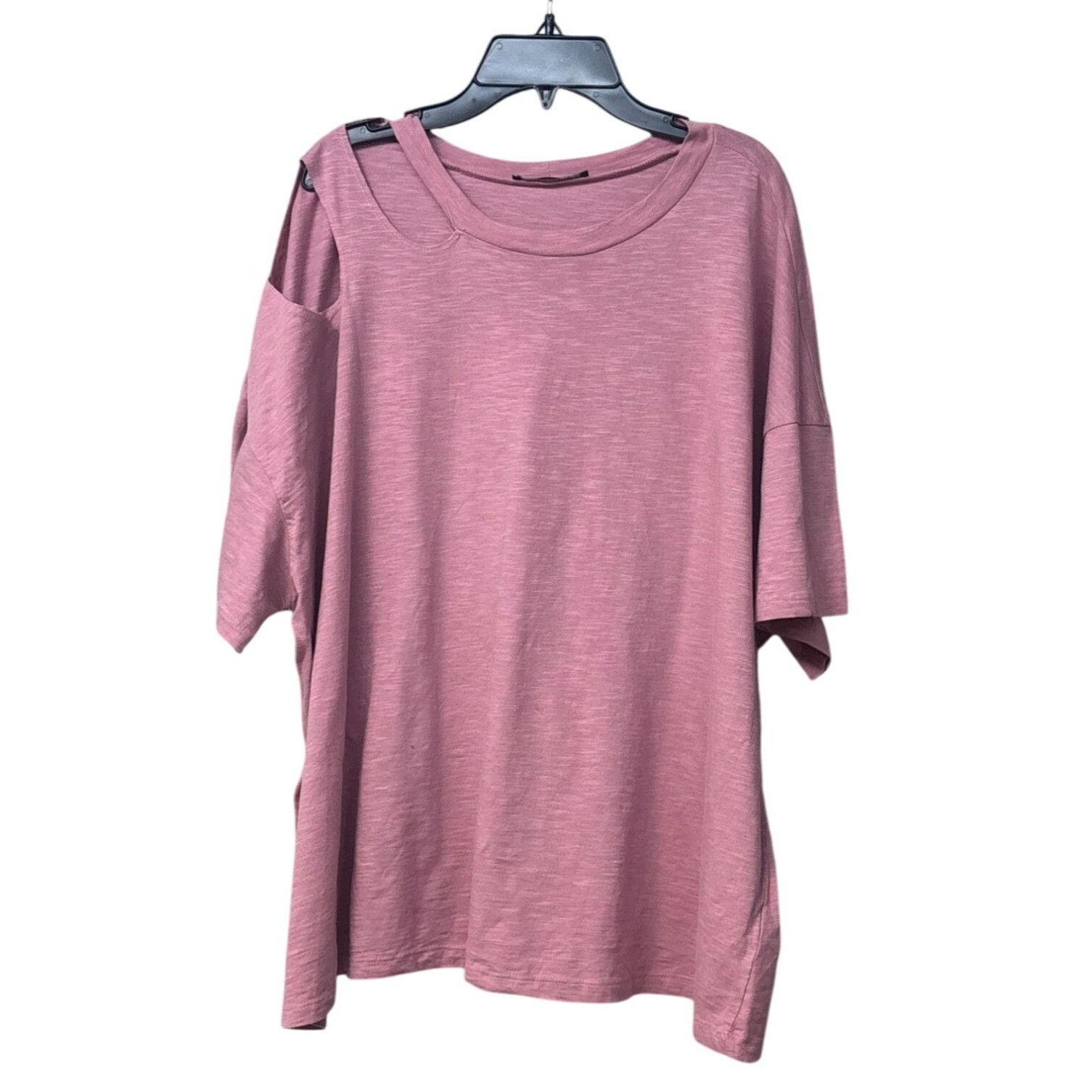 Other Black Tape Trendy Plus Size Cutout T-Shirt Antique Pink, Sz. Size ONE SIZE - 9 Thumbnail