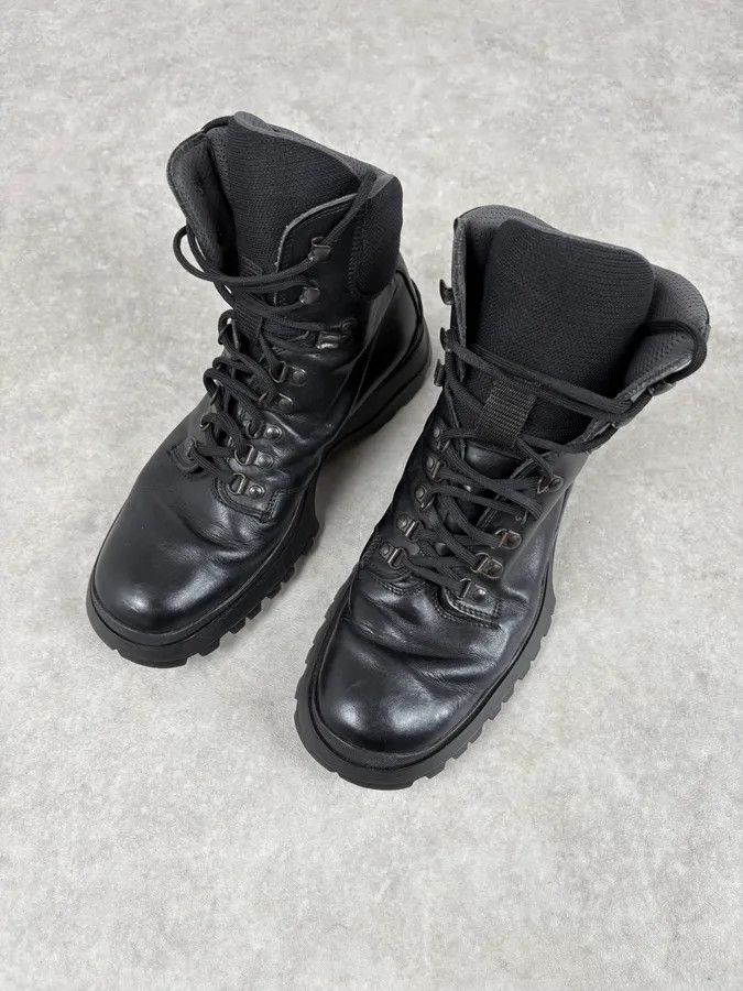 Prada AW1999 Prada Black Premium Vibram Leather Boots Size US 9.5 / EU 42-43 - 3 Thumbnail