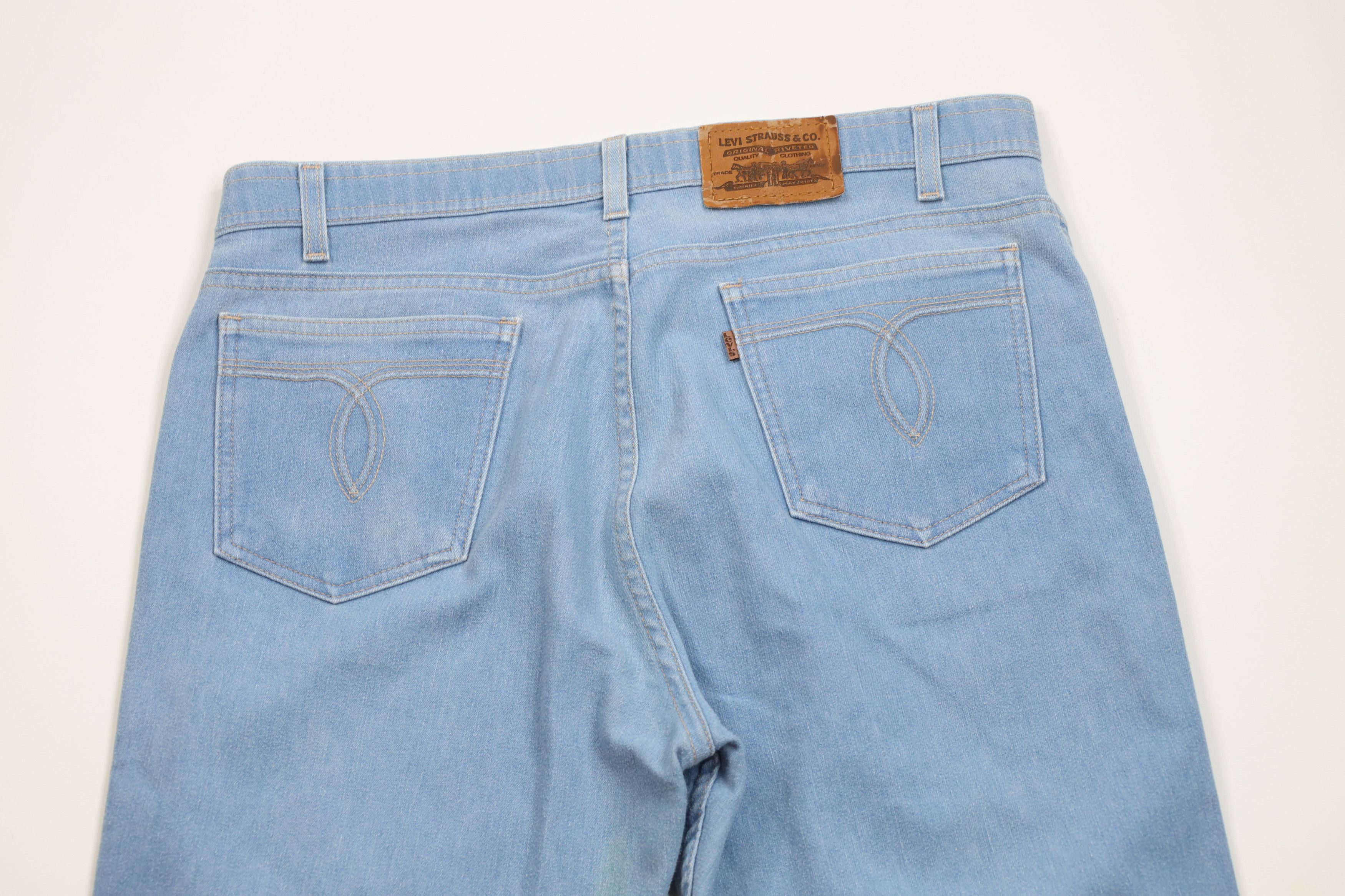 Levi's × Vintage Vintage 90s Levis Flared Wide Leg Denim Jeans Blue Size US 36 / EU 52 - 11 Thumbnail