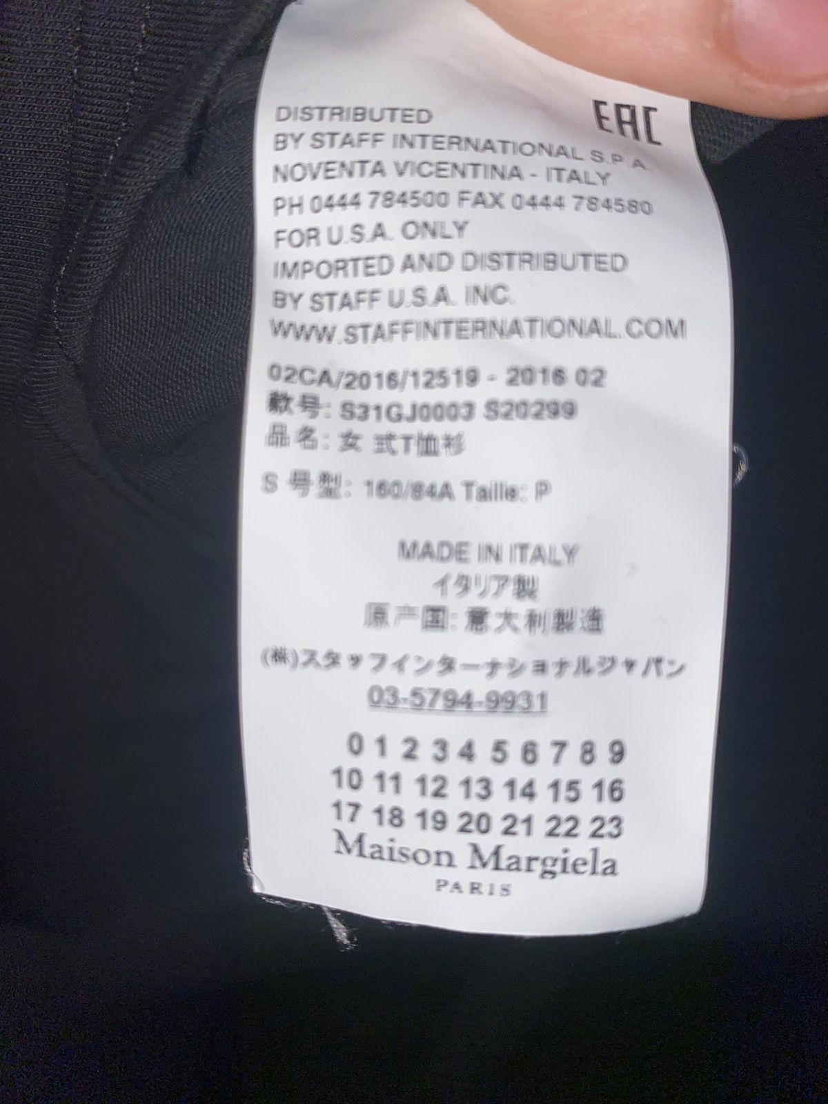 Maison Margiela Maison margiela black and blue aids tee Size US S / EU 44-46 / 1 - 3 Thumbnail