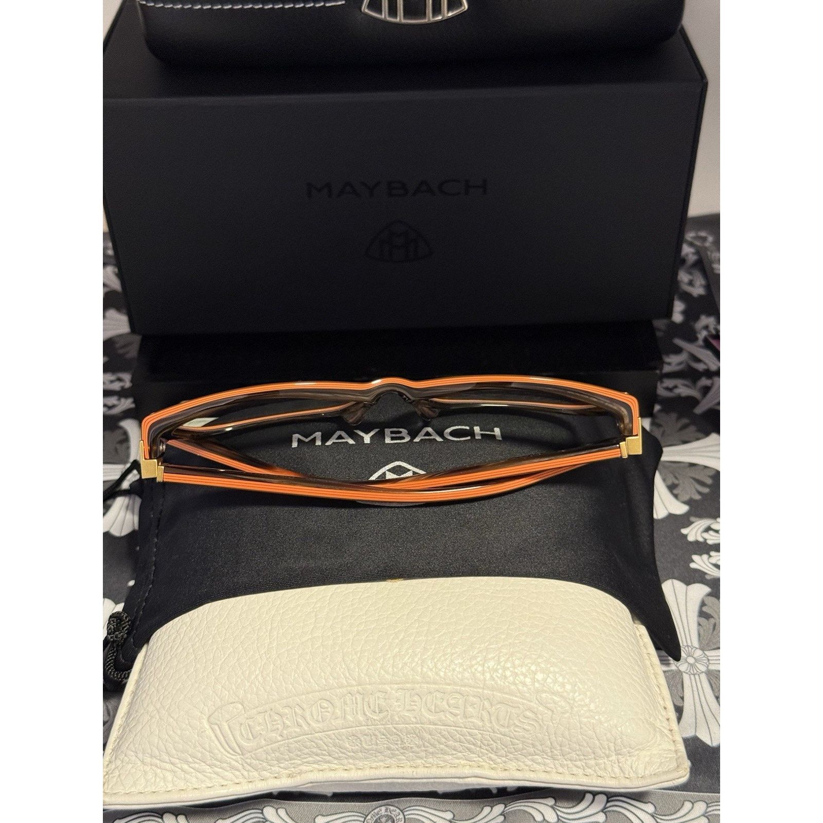 MAYBACH Eyewear Rare Maybach “The Beauty I” Wood Glasses Size ONE SIZE - 10 Thumbnail