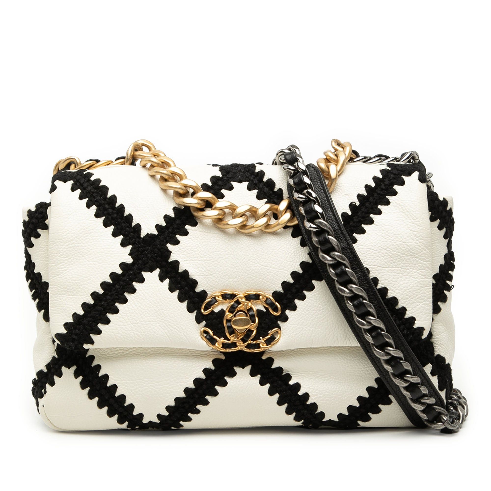 Chanel Medium Crochet Calfskin 19 Flap Size ONE SIZE - 1 Thumbnail