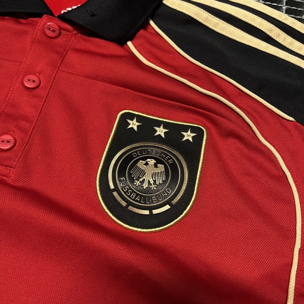 Adidas Germany 2009/2010 ADIDAS Away Football Deutschland Jersey Size US L / EU 52-54 / 3 - 3 Thumbnail