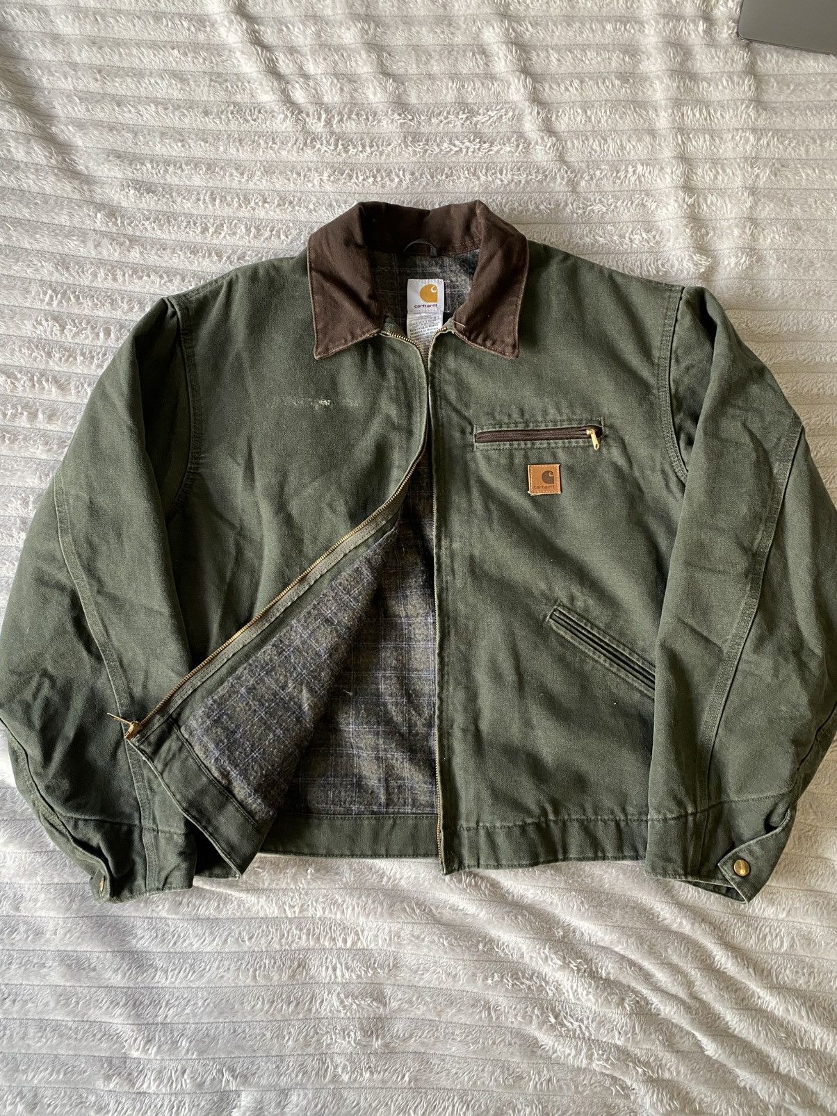 Carhartt Carhartt detroit jacket J97 Mos vintage Size US XL / EU 56 / 4 - 1 Thumbnail