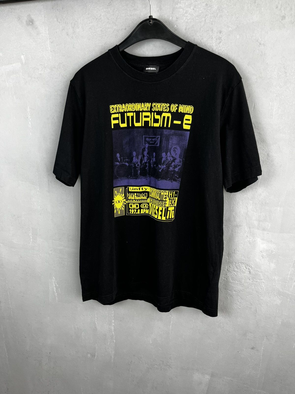Diesel Camiseta Diesel Masculina T-Just- Y16 Preta Size US L / EU 52-54 / 3 - 1 Thumbnail