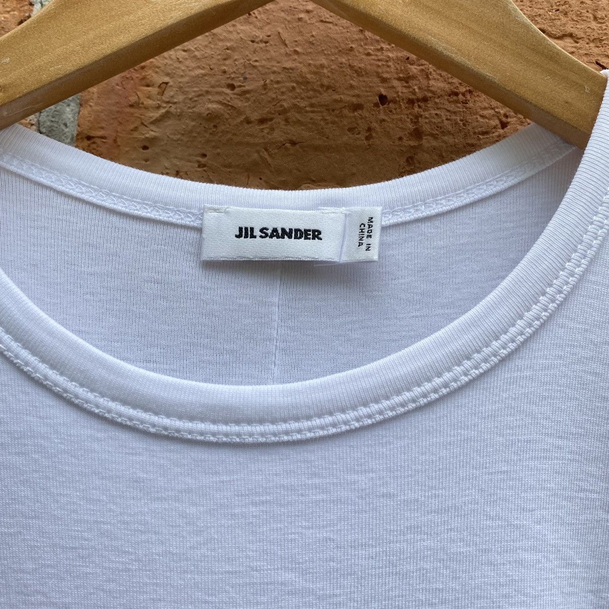 Jil Sander Jil Sander White Crew Neck Tee Size M / US 6-8 / IT 42-44 - 5 Thumbnail