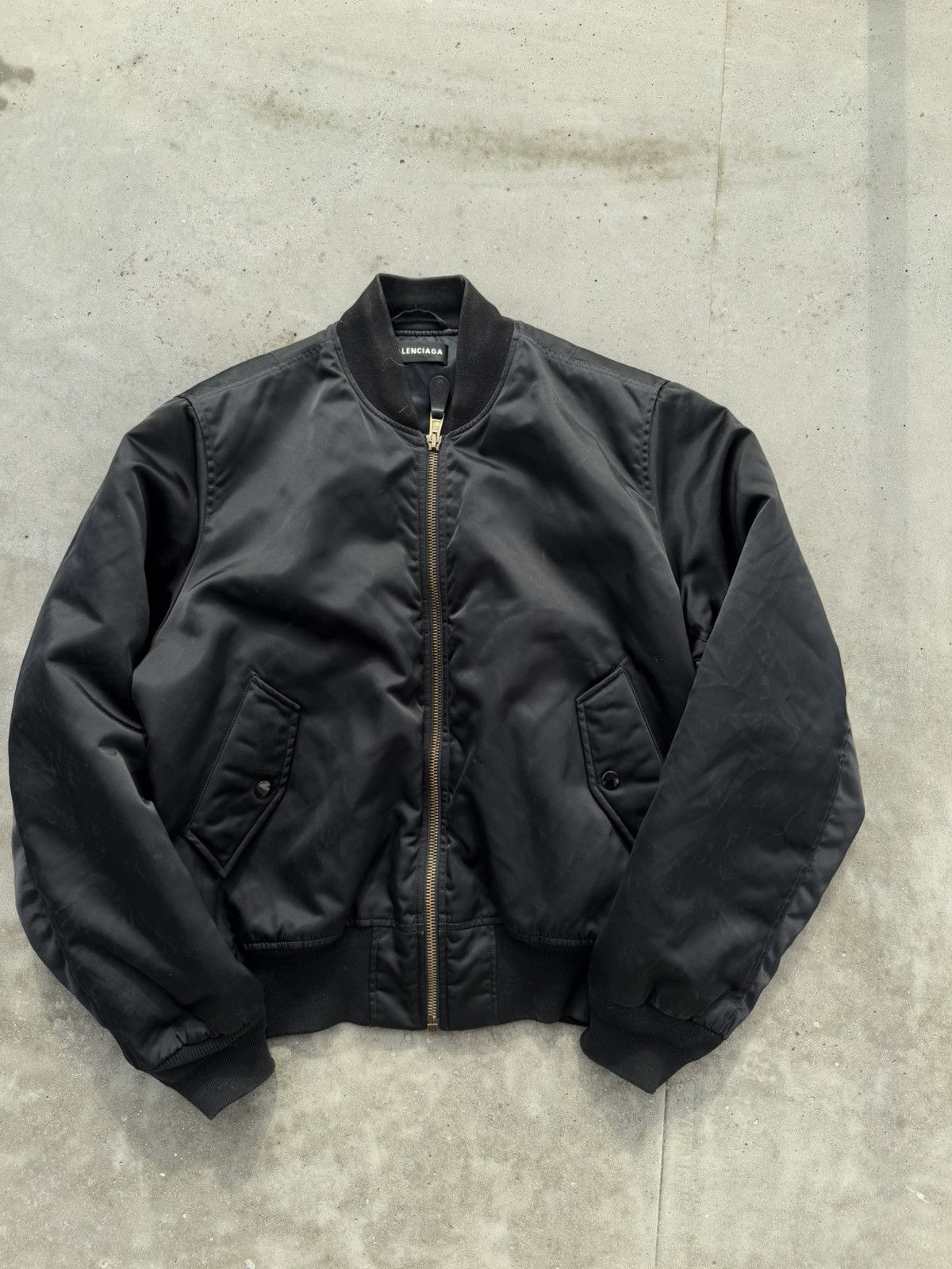 Balenciaga *RARE* Balenciaga Embroidery Bernie Logo Bomber Size US M / EU 48-50 / 2 - 3 Thumbnail