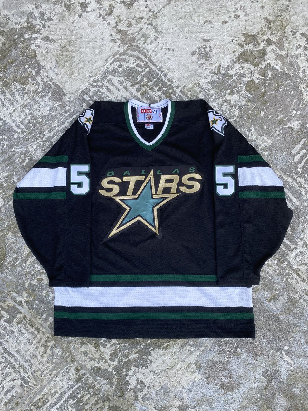 VINTAGE 90s CCM DALLAS STARS NHL HOCKEY JERSEY
