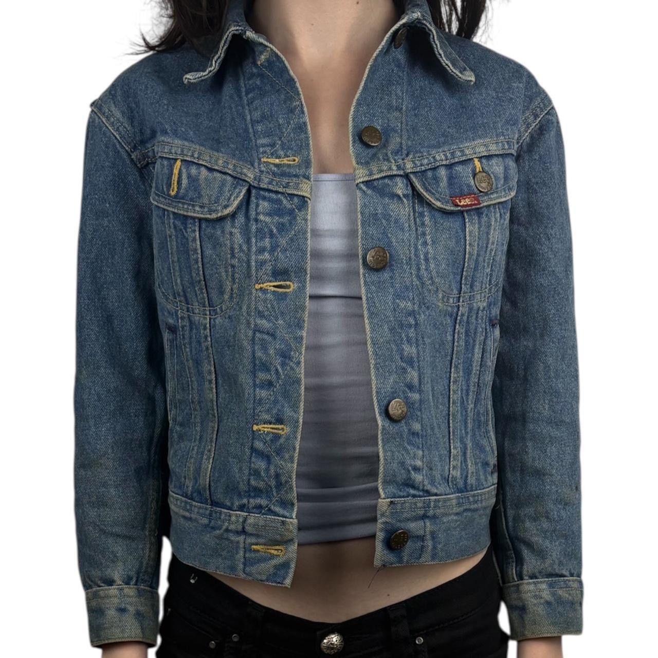 Lee Vintage Lee Riders PATD Blue Denim Jacket Size XS / US 0-2 / IT 36-38 - 1 Thumbnail