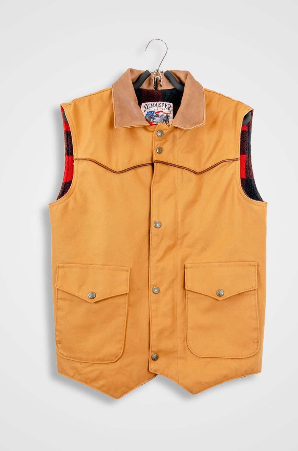 Hart Schaffner Marx Schaefer Outfitter Ranch Canvas Vest – Size S Size US S / EU 44-46 / 1 - 1 Thumbnail