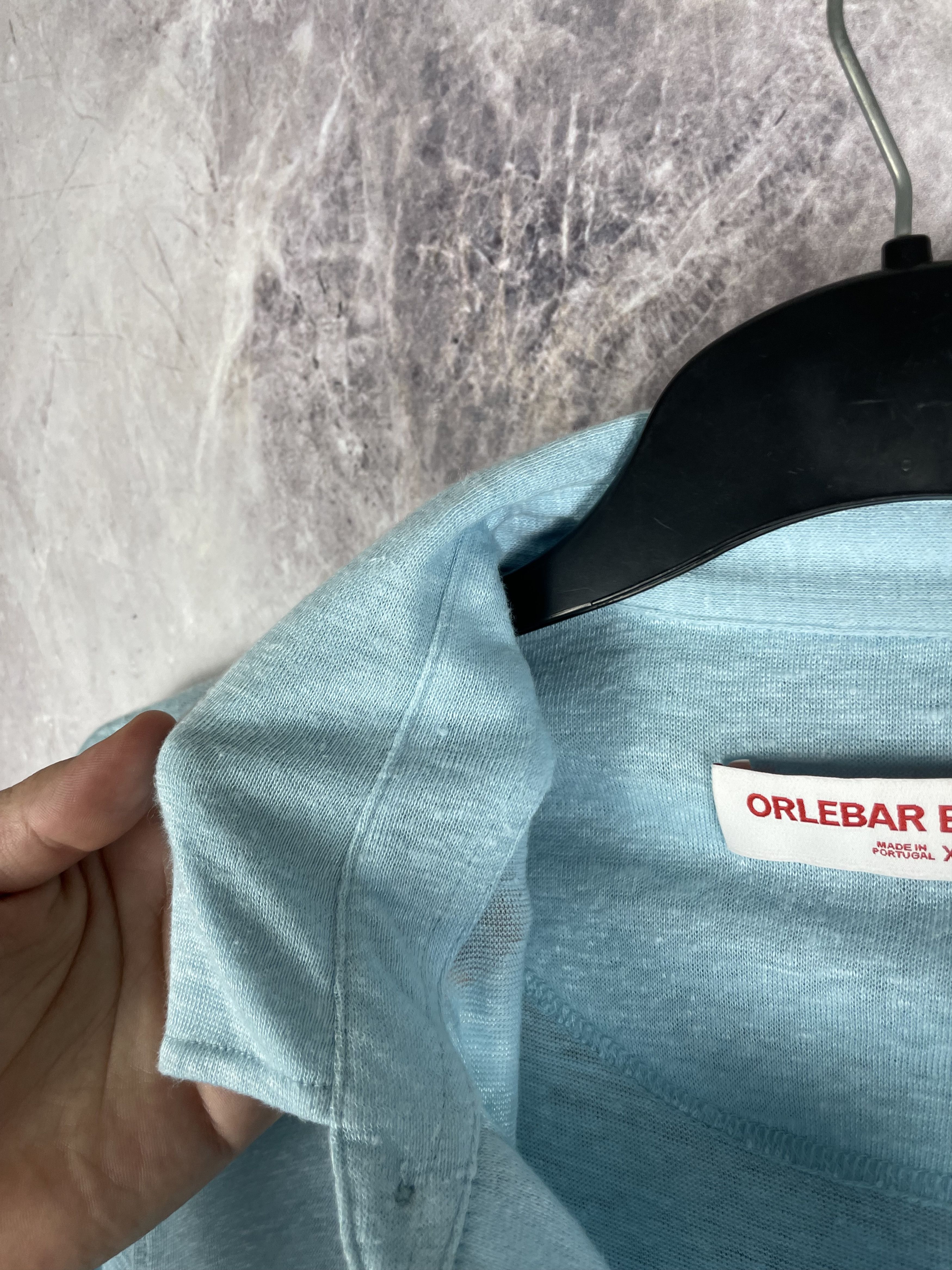Orlebar Brown Orlebar Brown linen Polo Size US XL / EU 56 / 4 - 5 Thumbnail
