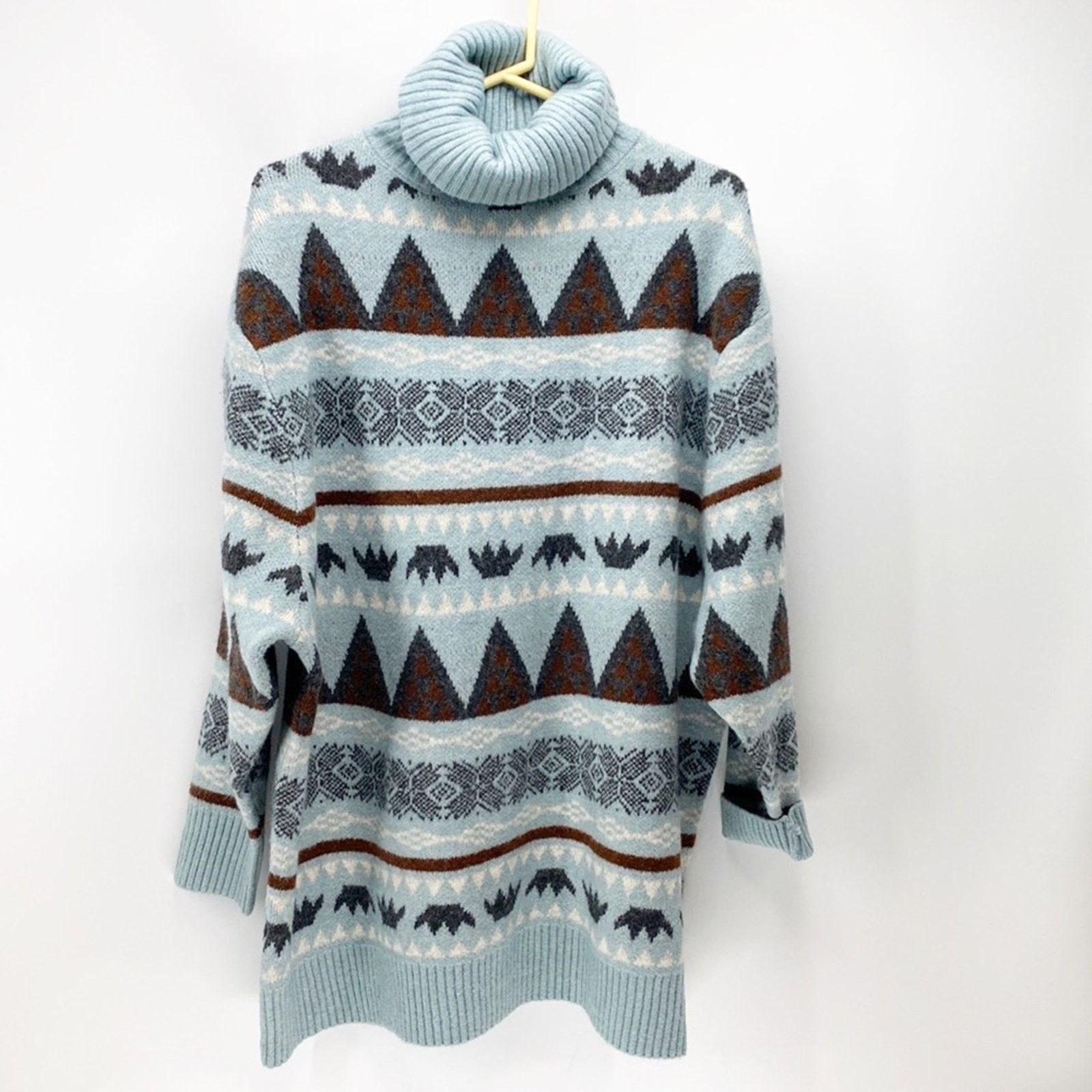 Other The Hyfve Turtleneck Aztec Sweater oversized longline sz S Size S / US 4 / IT 40 - 2 Thumbnail