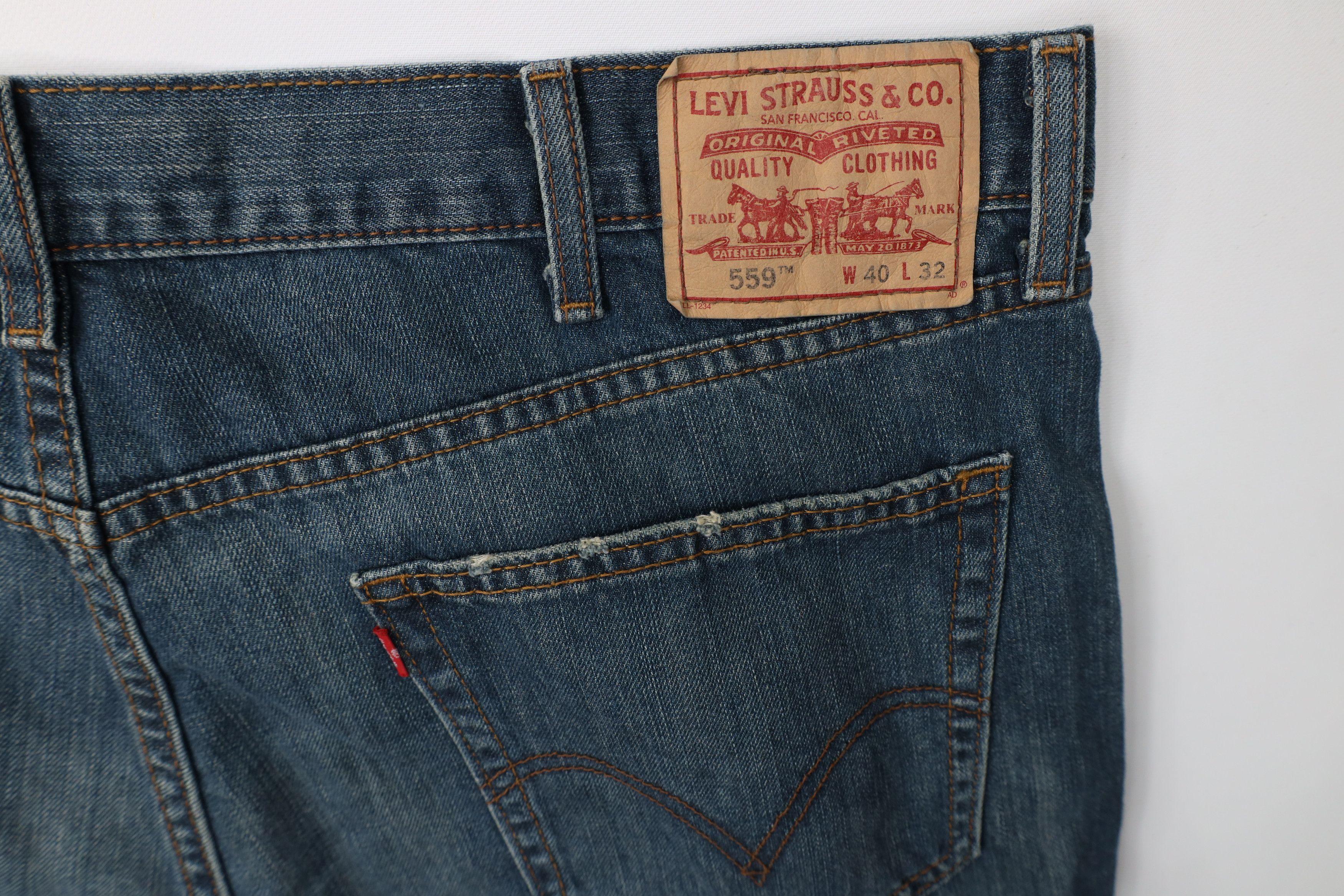 Levi's Vintage Y2K Levis 569 Relaxed Straight Wide Leg Denim Jeans Size US 40 / EU 56 - 14 Thumbnail